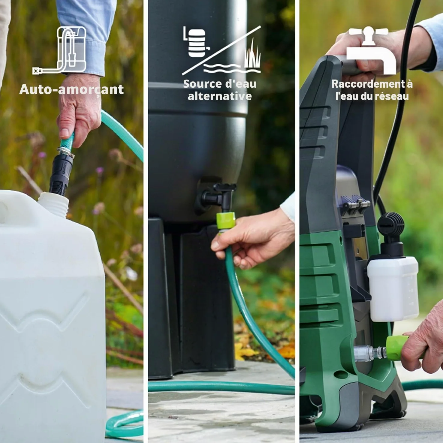 Bosch Nettoyeur haute-pression sans fil et mobile UniversalAquatak 36V-100 | Pour le nettoyage à la maison ou à l'extérieur ; système 36 V ; autonomie jusqu'à 45 minutes