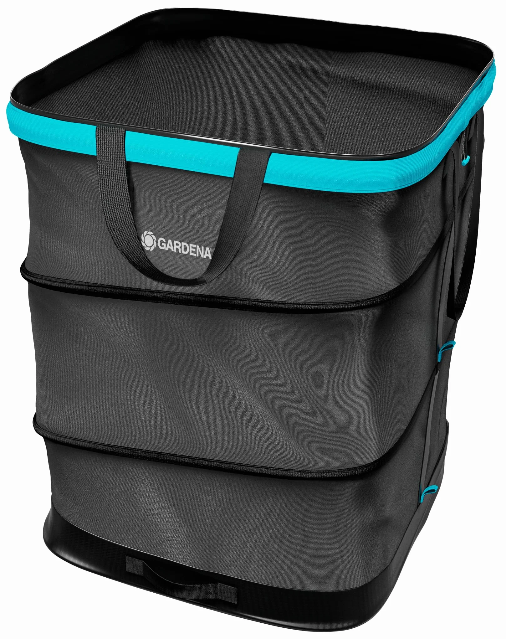 Gardena Sac à déchets de jardin PopUp taille L : sac à déchets rectangulaire, facile à utiliser et pliable, pour le jardin, capacité 220 l, pour le ramassage des déchets verts (11716-20)
