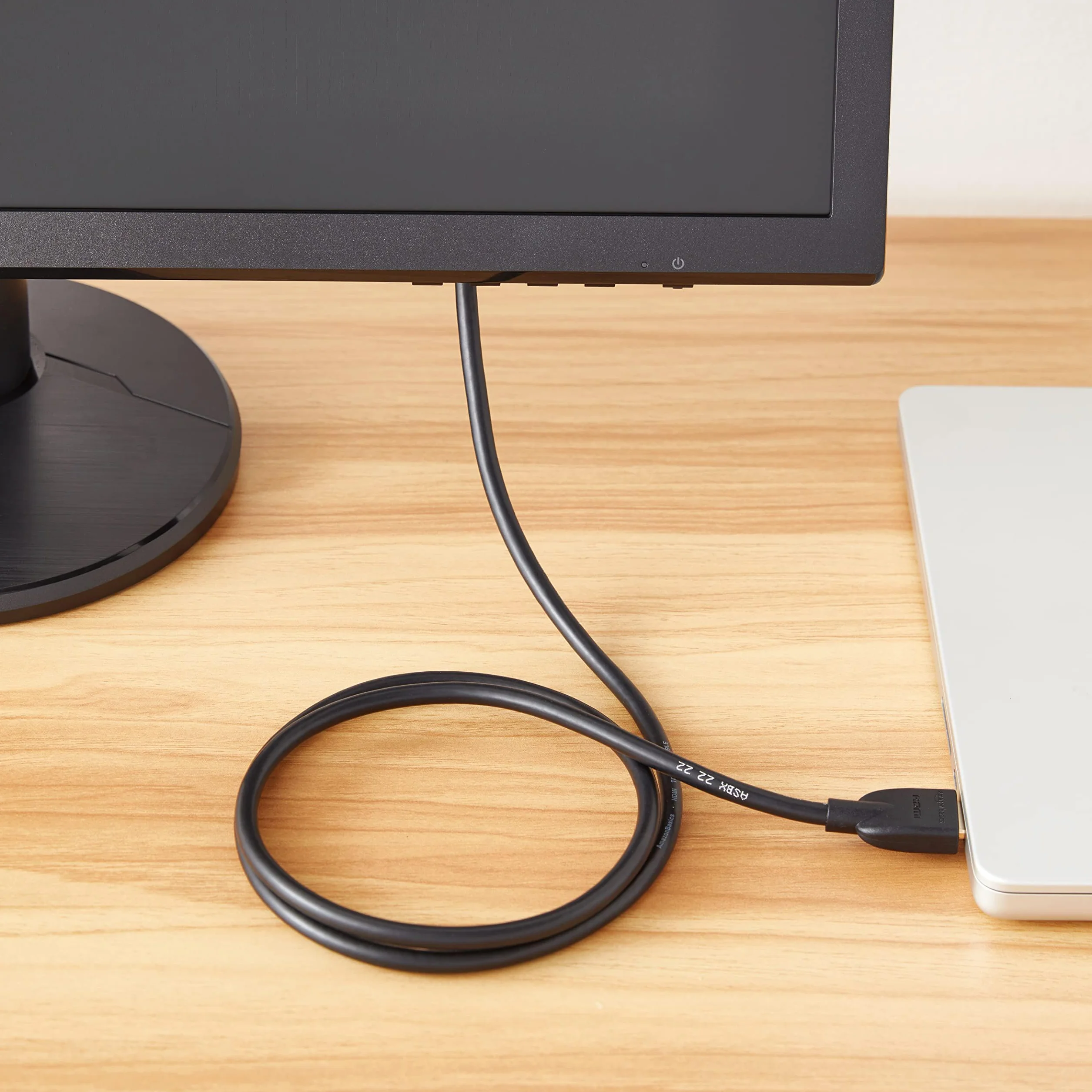 Amazon Basics Câble adaptateur HDMI-A vers DVI, Bidirectionnel 1080P, Plaqué or, 0.9 m, Noir