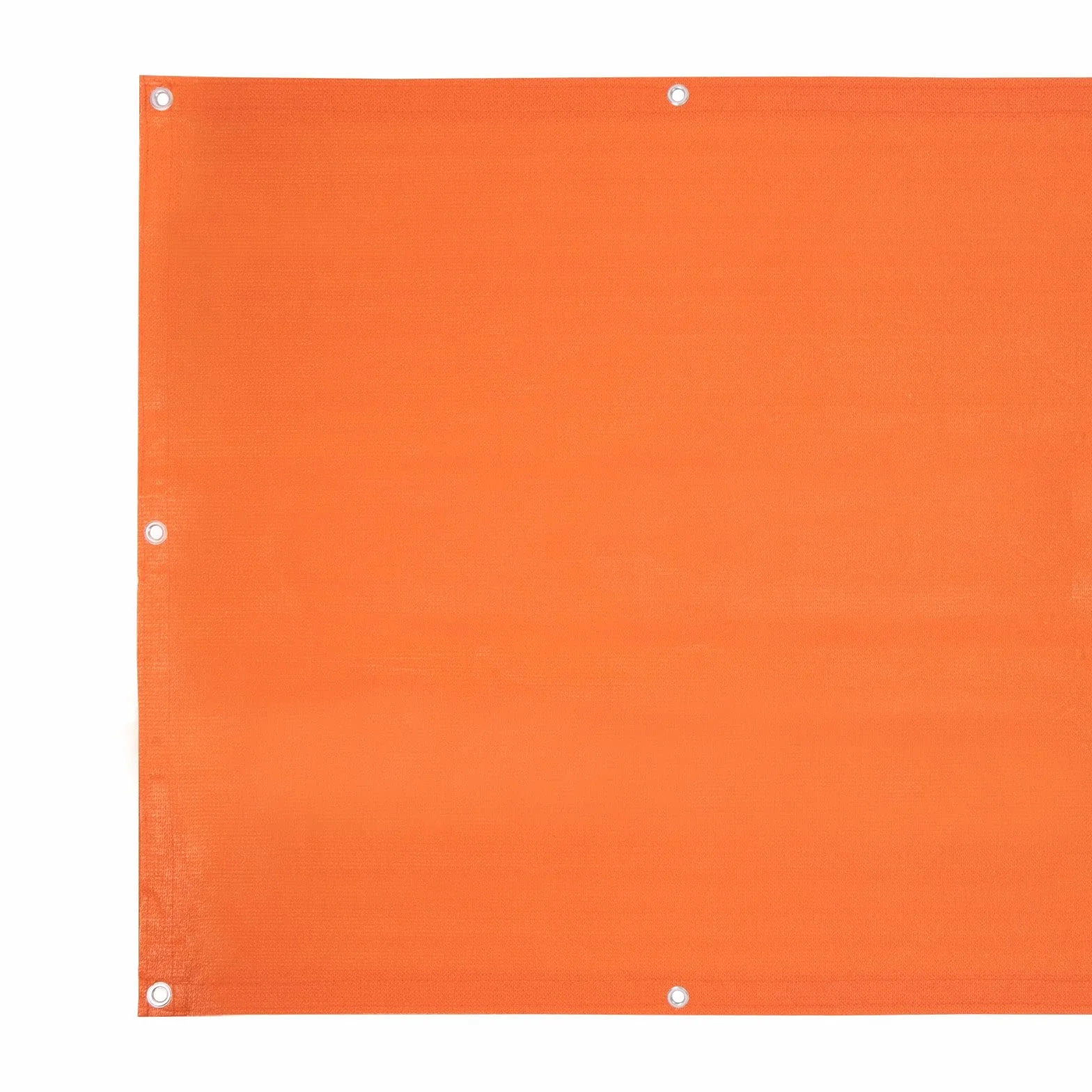 Casa Pura Brise-vue pour balcon Protection UV 90 x 500 cm Tissu polyéthylène haute densité résistant intempéries Orange