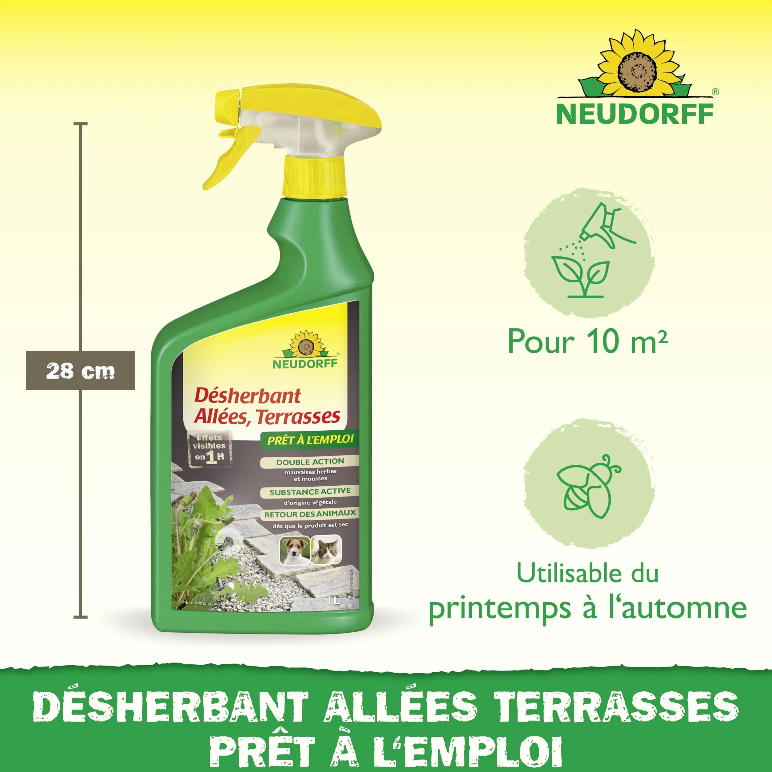 Neudorff Finalsan Désherbant Allées Terrasses 1 L