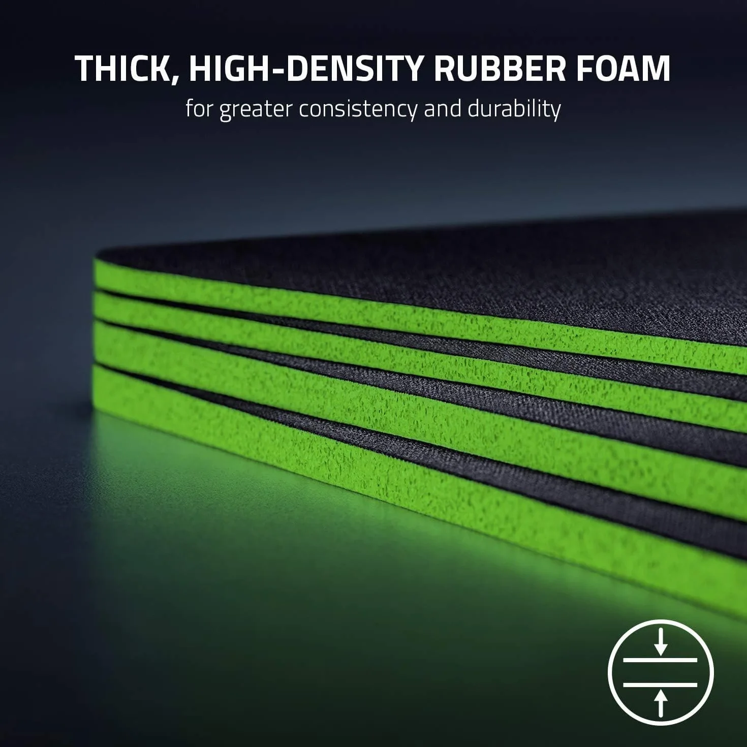 Razer Gigantus V2 Medium Tapis de Souris Gaming Souple 360x275x3mm Tissu texturé en microtissu Caoutchouc Antidérapant Noir