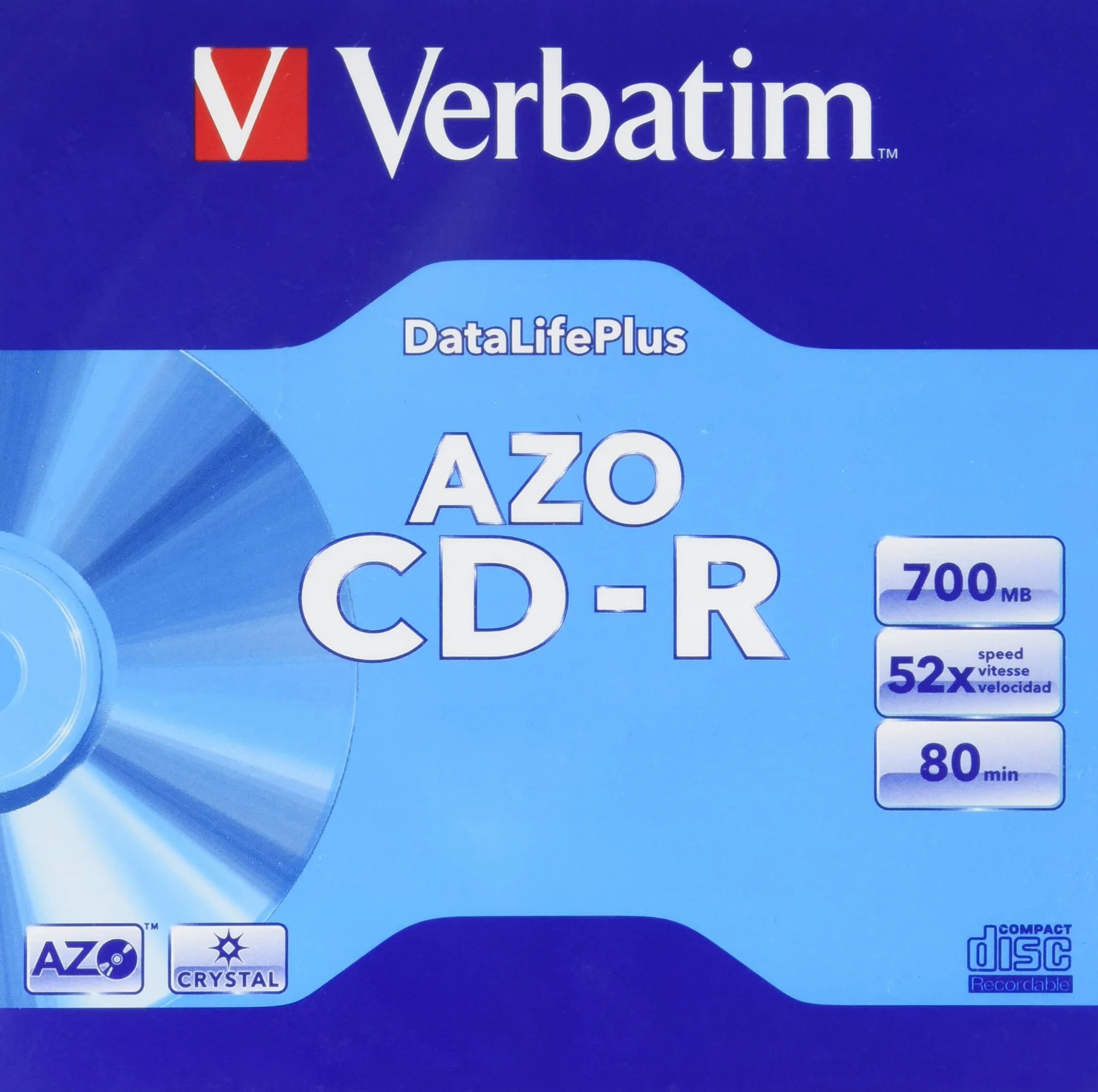 Verbatim AZO CD-R 52X 700MB