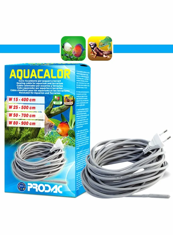 Câble chauffant pour Terrarium Prodac 9m 80W