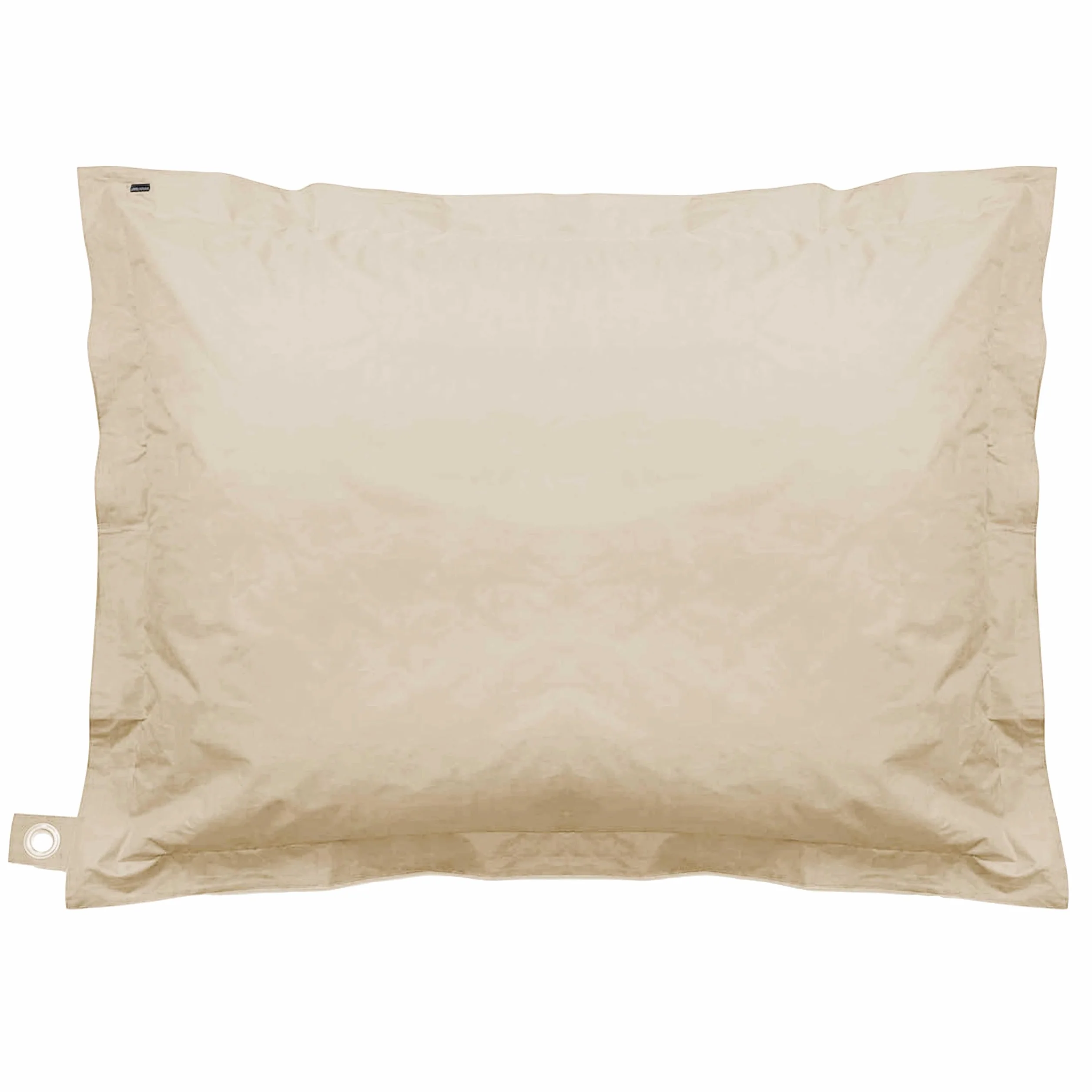 Oviala Housse Vide de Coussin de Sol XL Ivoire