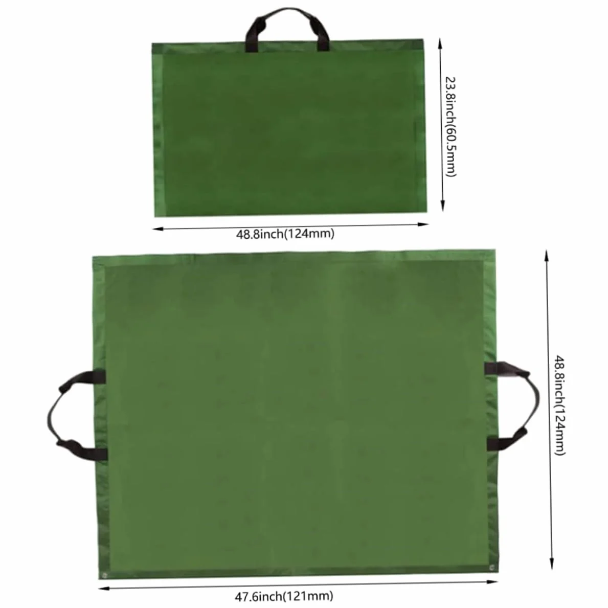Toyvian Conteneur Pliable Et Portable De Jardin Pour Déchets Végétaux Bac De Rangement Pour Pelouse Et Cour