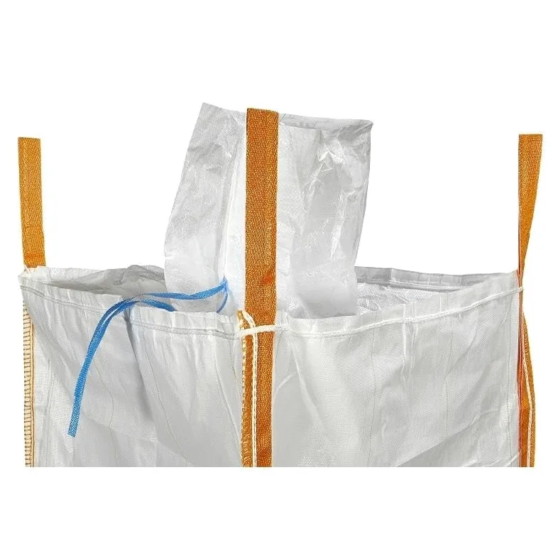 Sac Big Bag 1m³ avec Goulottes | BigBag Vidange Facile | GRVS en Toile Laminée | Lot de 5 sacs
