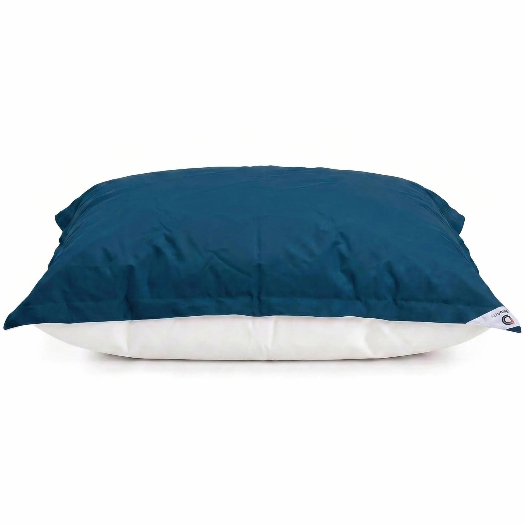 Housse Pouf Géant XXL 180x140cm Déhoussable Flottant Piscine Bleu Pétrole