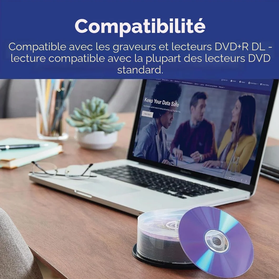 Verbatim DVD+R DL 8.5GB 8x Double Couche 50 pièces