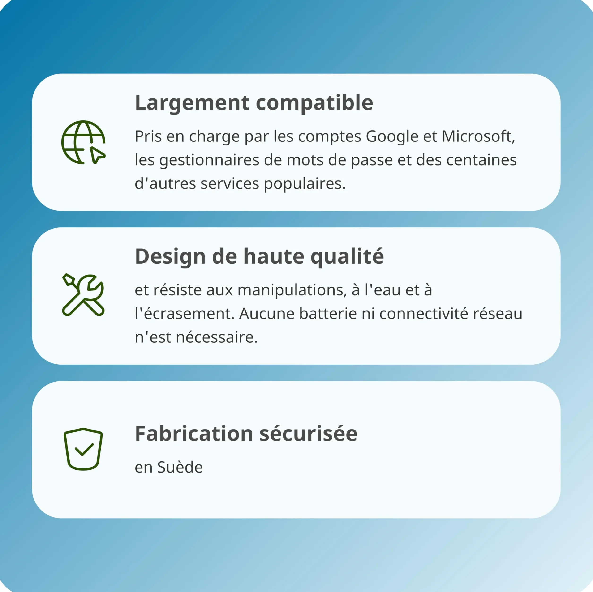 Yubico Security Key C NFC Noire Clé de sécurité authentification deux facteurs 2FA USB-C NFC FIDO U2F FIDO2