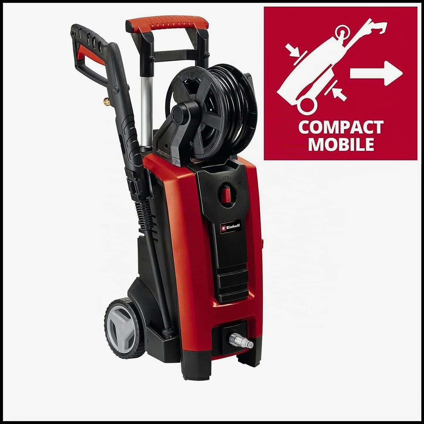 Einhell Nettoyeur Haute Pression Te-HP 170 | 2 300 W | 170 bars | Système Quick-Couple | Tuyau haute pression | Pistolet | Lance | Buses diverses | Brosse