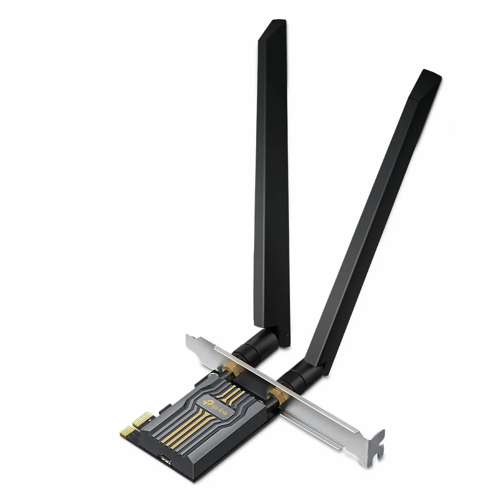 TP-Link Archer TBE400E Carte WiFi PCIe BE6500 Tri-Bandes 6GHz/5GHz/2.4GHz Bluetooth 5.4 WPA3