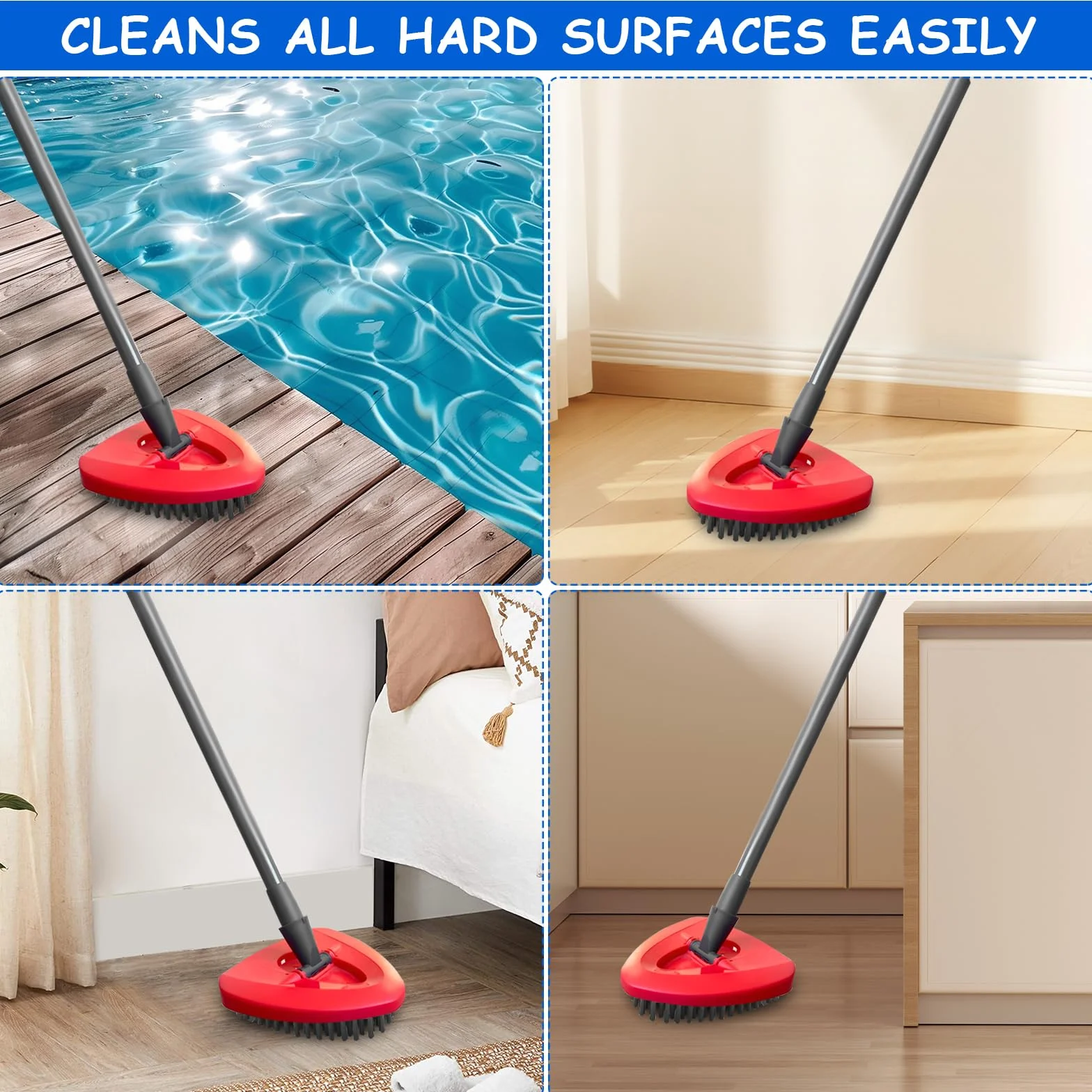 Têtes de Rechange pour Vileda Turbo, Brosse Serpillère Nettoyage Salle de Bain