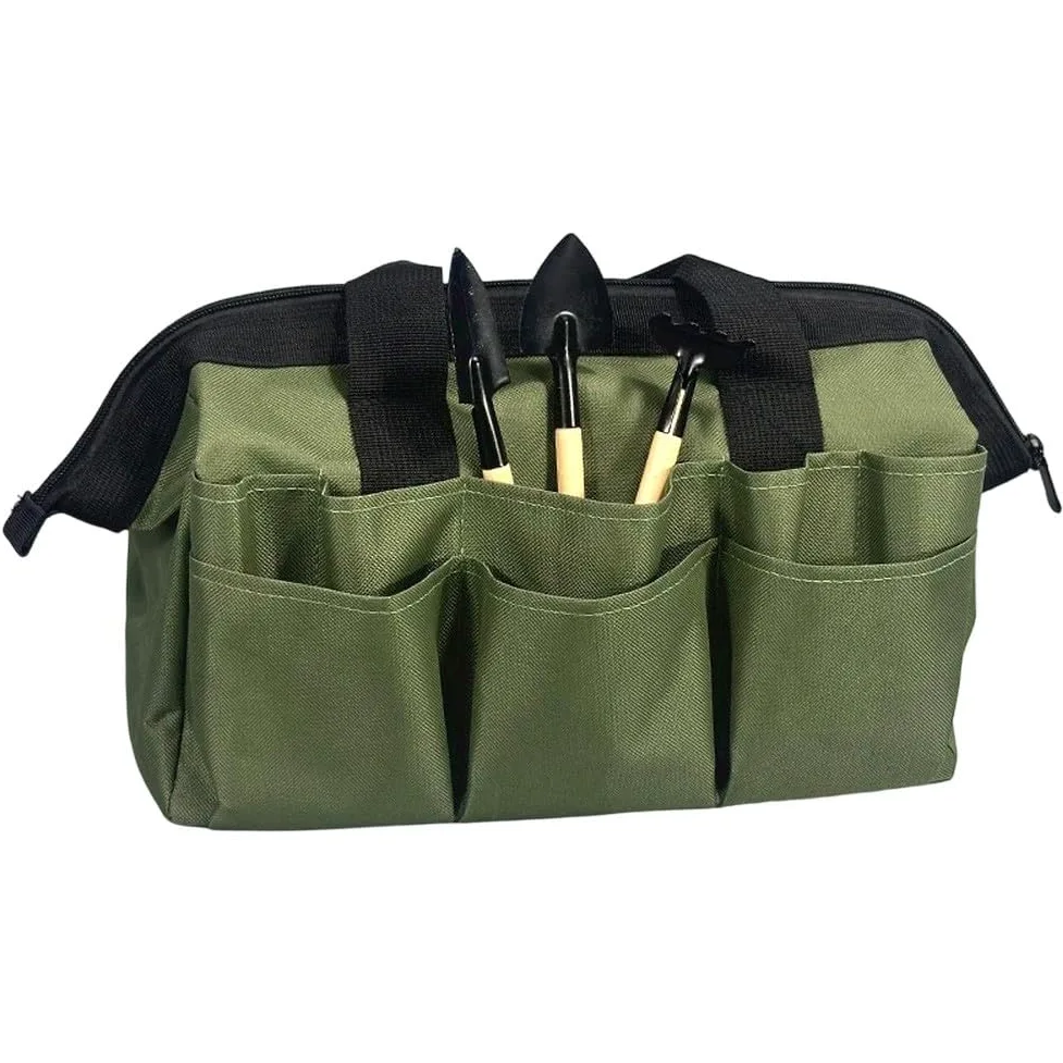 Tablier d'outils de jardinage avec plusieurs poches, fabriqué en tissu Oxford 600D, attache sécurisée, jardin, parterre de fleurs et patch de légumes