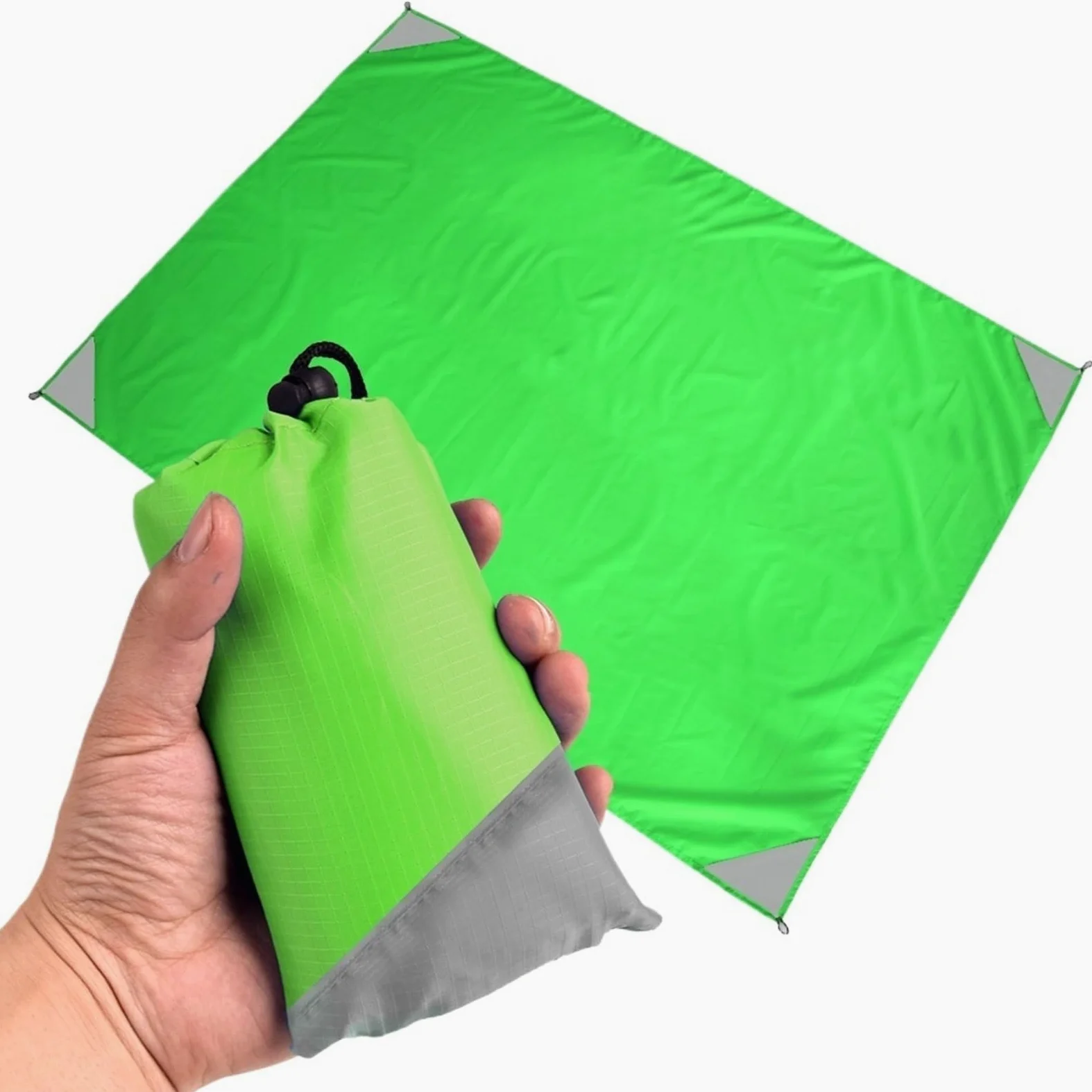 Tapis de camping imperméable, couverture de pique-nique pliable pour plage, pelouse et activités de camping – Durable, léger, facile à transporter – Idéal pour la famille et les amis