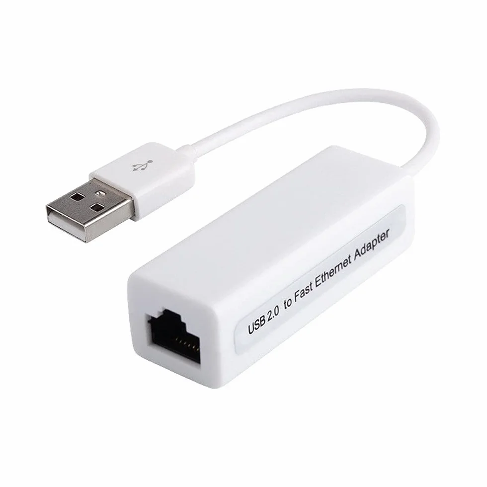 PremiumCord Adaptateur USB 2.0 sur LAN RJ45 Ethernet 10/100 Mbit Blanc