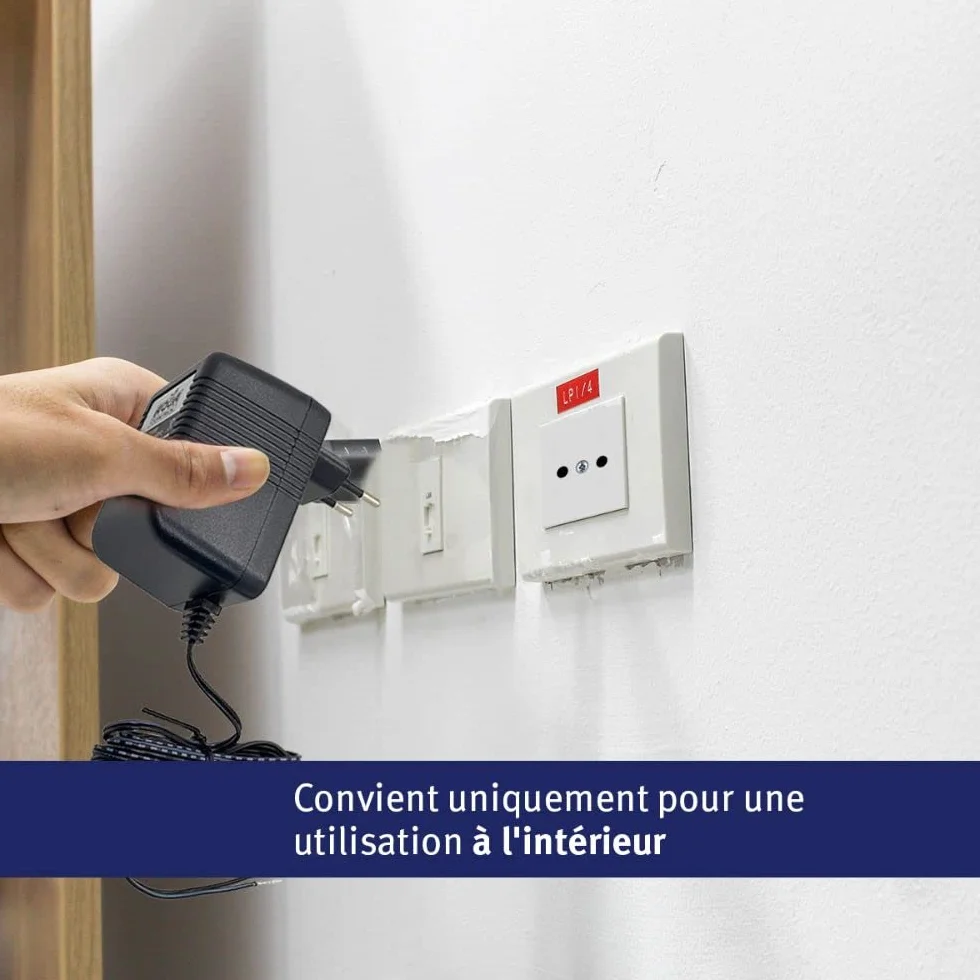 Transformateur 220V à 24V 1.8m pour Programmateur d'Arrosage de Jardin