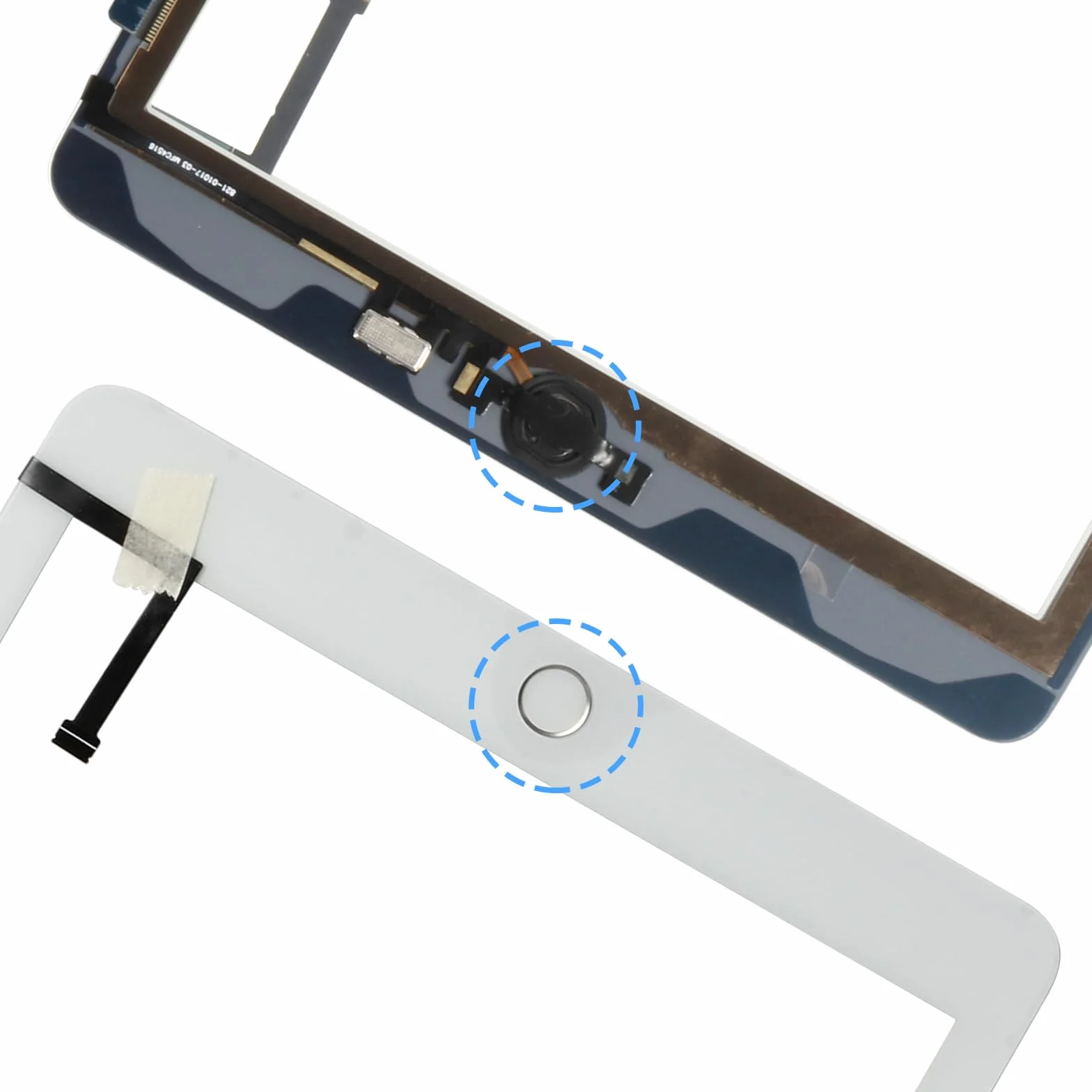 Écran Tactile iPad 6th 2018 9.7" Verre A1893 A1954 Blanc avec Home Button