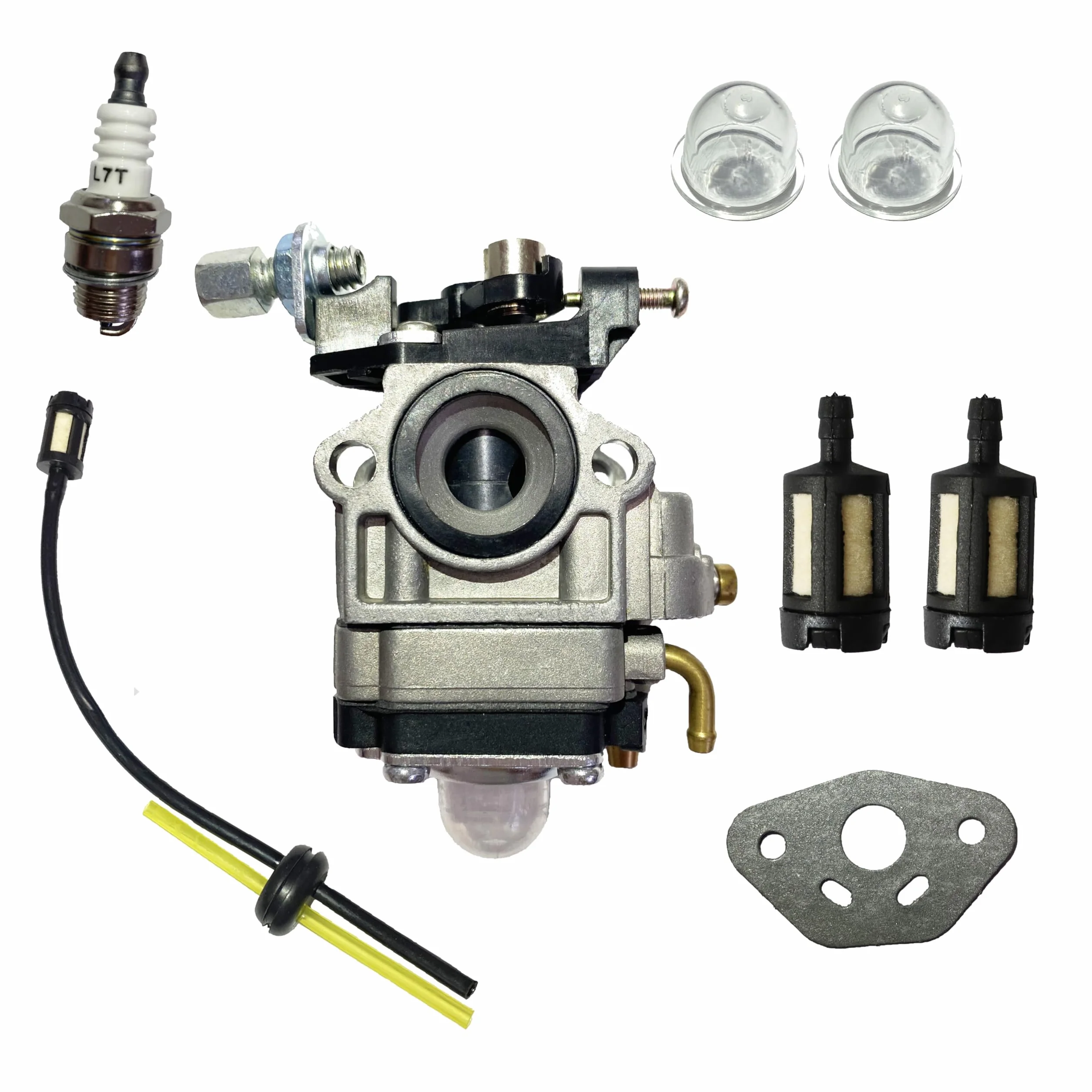 Carburateur 11mm pour débroussailleuse tronçonneuse 22cc 26cc 33cc 34cc 36cc Moteur tondeuse gazon
