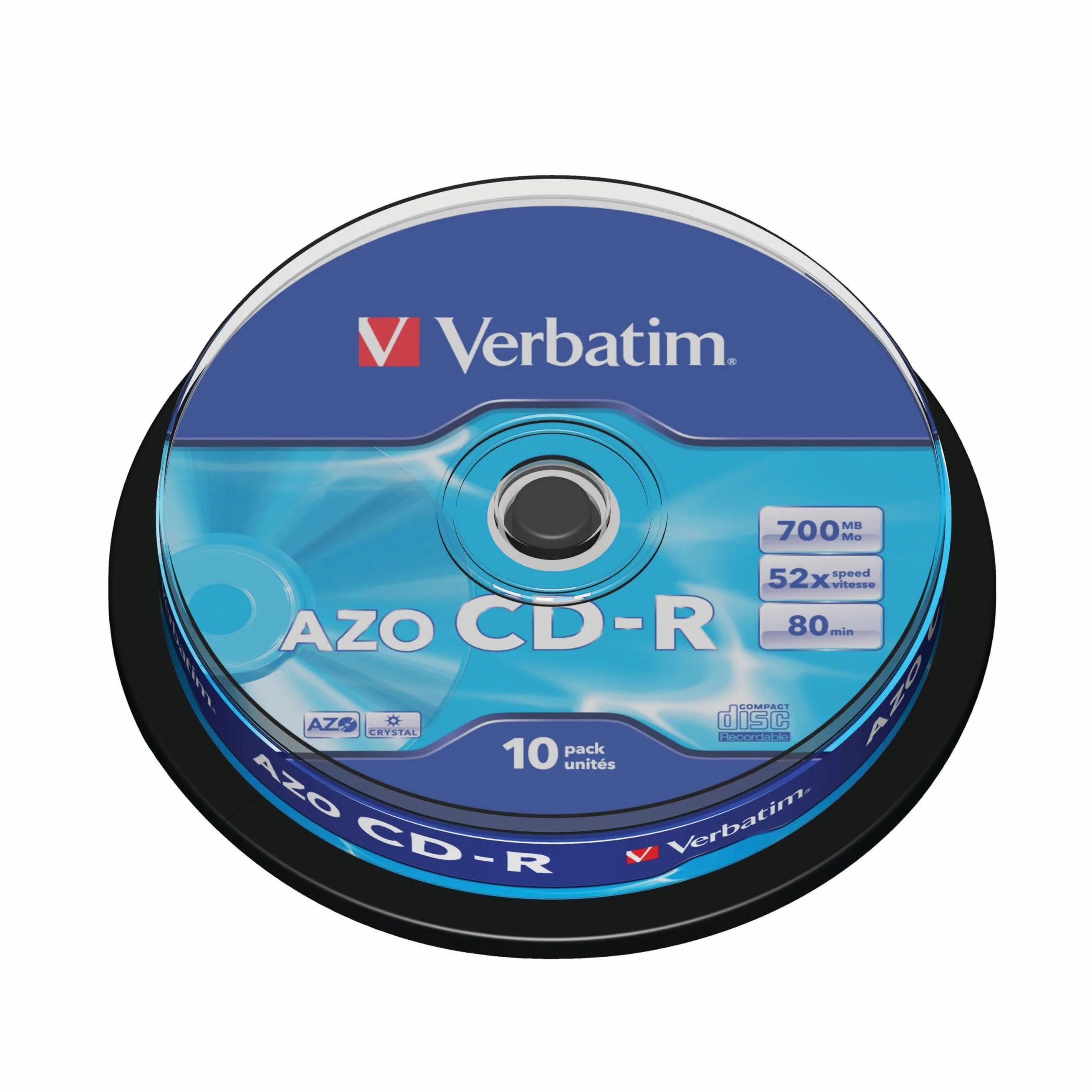 Verbatim CD-R 80 min 52X 700 MB Extra Protection Surface Spindle 10