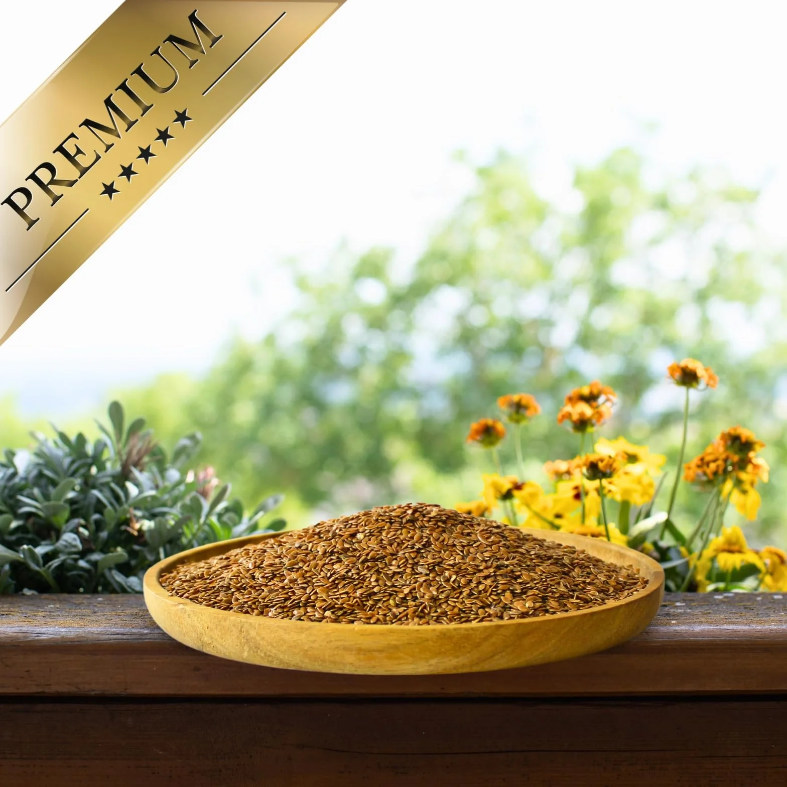 Lyra Pet® 25 kg graines de lin complément alimentaire pour oiseaux sauvages petits rongeurs riche en oméga-3 fibres protéines