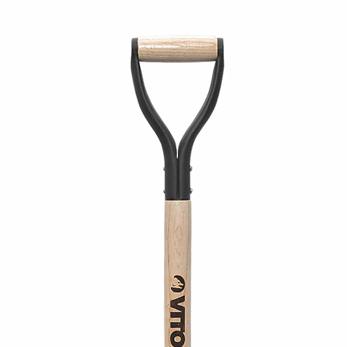 VITO - Pelle Carrée en Acier Trempé 103 cm – Manche Bois & Poignée en Y Ergonomique – Outil Robuste pour Jardinage Déplacement de Terre Déneigement et Travaux d'Extérieur