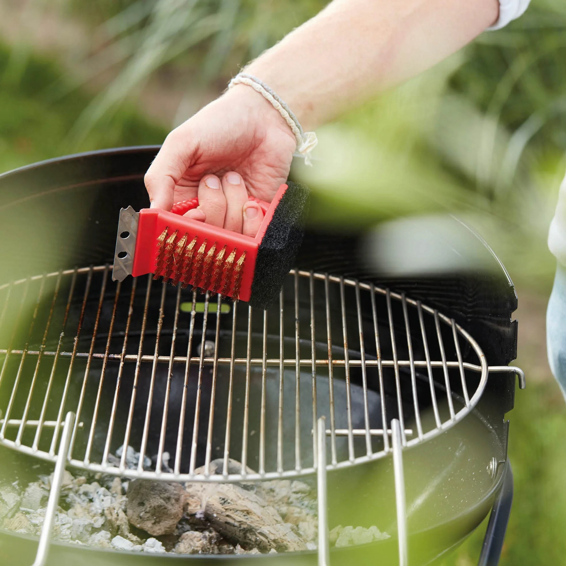 Barbecook Brosse 3 en 1 Plastique Rouge 11,5 x 7,2 x 9,5 cm