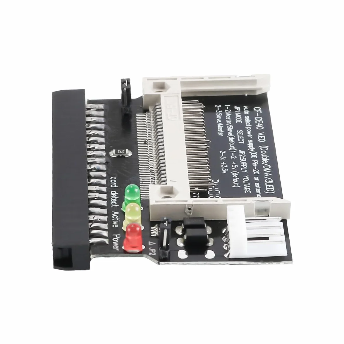 Adaptateur CF vers IDE 40 Broches, Convertisseur Compact Flash vers Disque Dur IDE pour Ordinateurs Portables