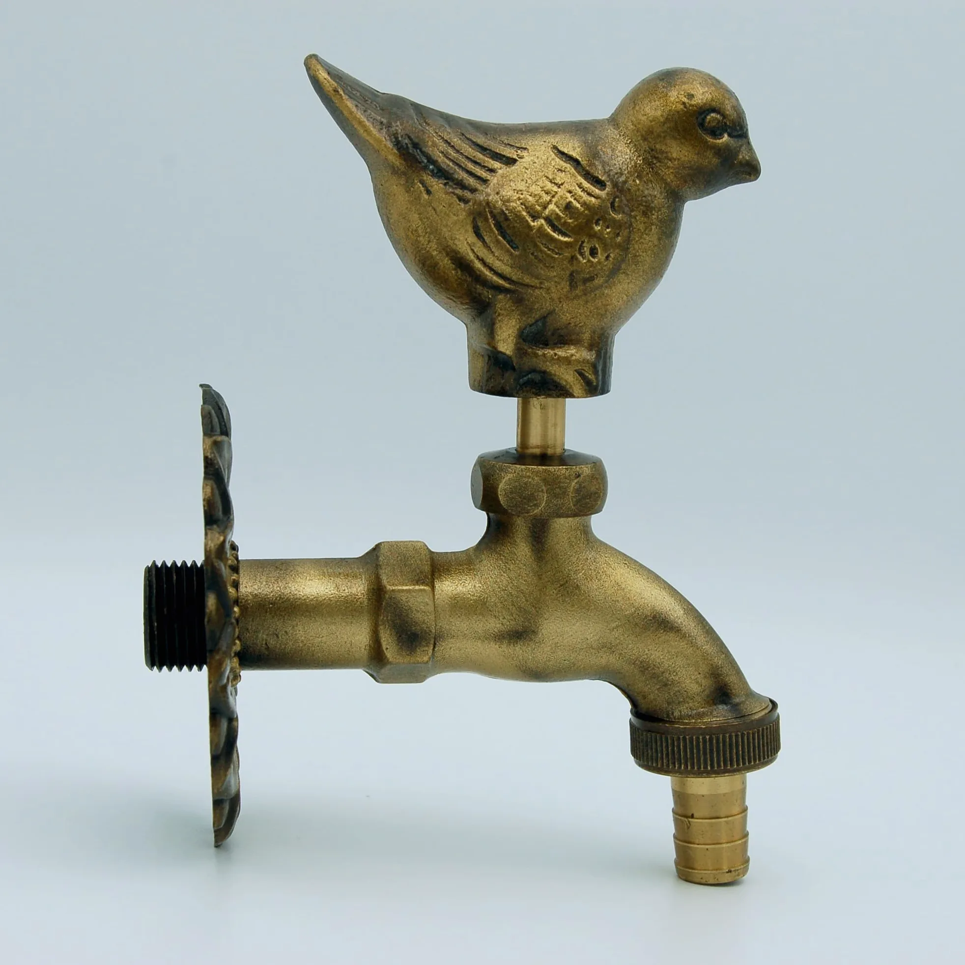 Montserrat Robinet de jardin décoratif 1,2 cm (1/2 ") Colombe avec raccord tuyau