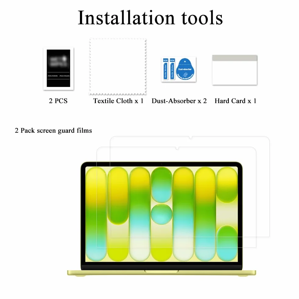 Films protecteurs d'écran mats anti-reflets MacBook Neo 13" A3404 Dureté 5H