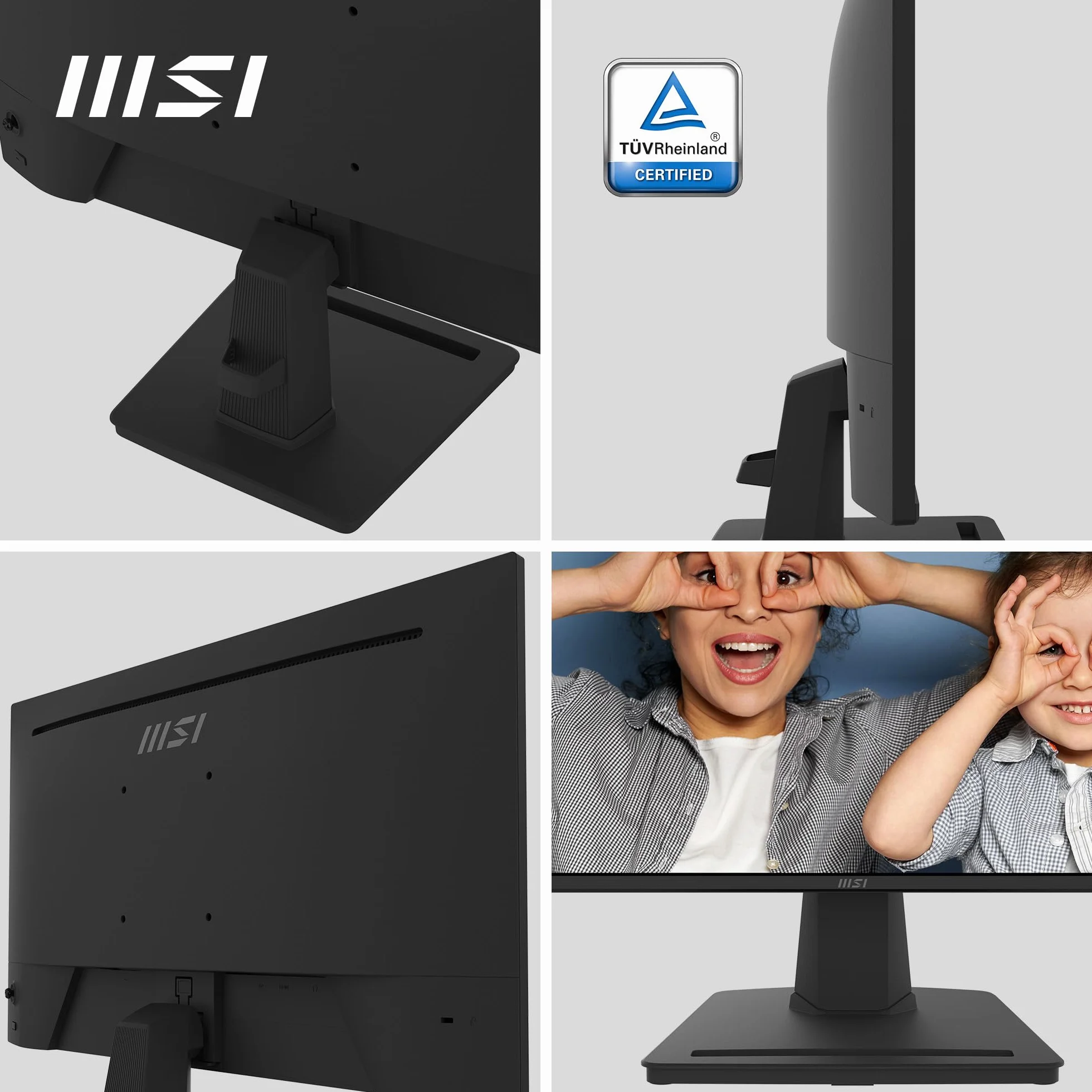MSI Pro MP252 écran bureautique Full HD 24,5" IPS 1920x1080 100Hz 4ms haut-parleurs intégrés HDMI 2.0b DisplayPort 1.4a