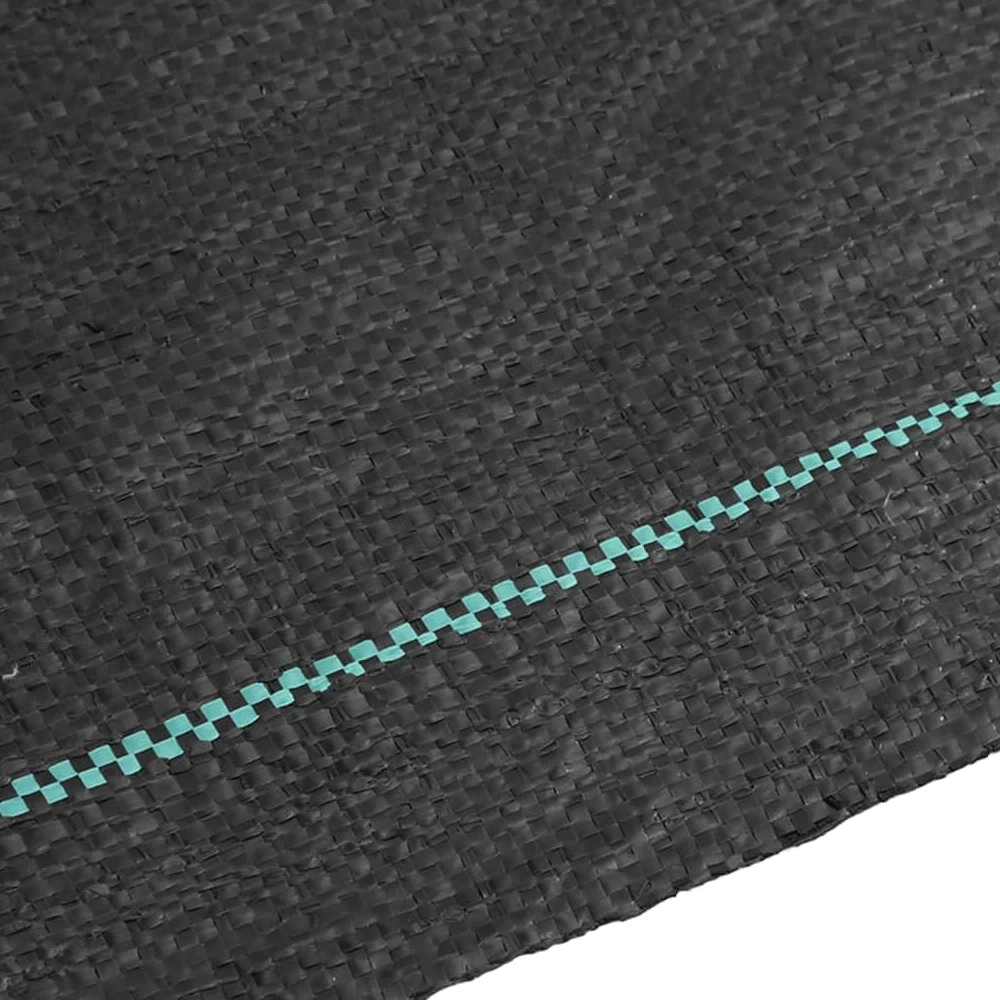 Membrane Anti-Mauvaises Herbes Noir 0,5x25 m polypropylène Durable stabilisé UV pour Jardin terrasse allée Potager Plantation Protection humidité Filtration