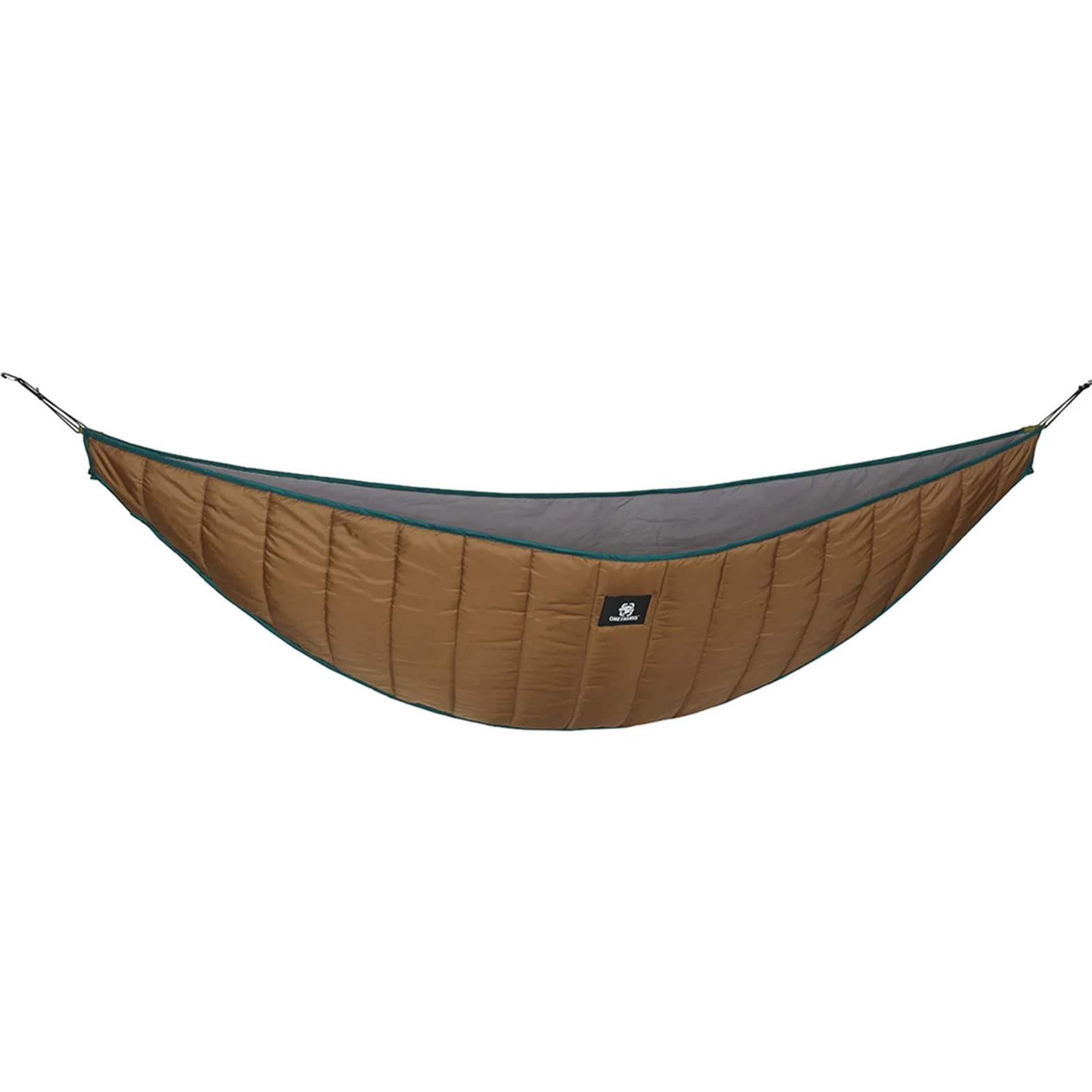OneTigris Hideout Hamac Underquilt Isomats Underblanket pour hamacs sous-Couverture Thermique Ultraléger pour Outdoor Randonnée Camping 280x120cm(Coyote Marron)