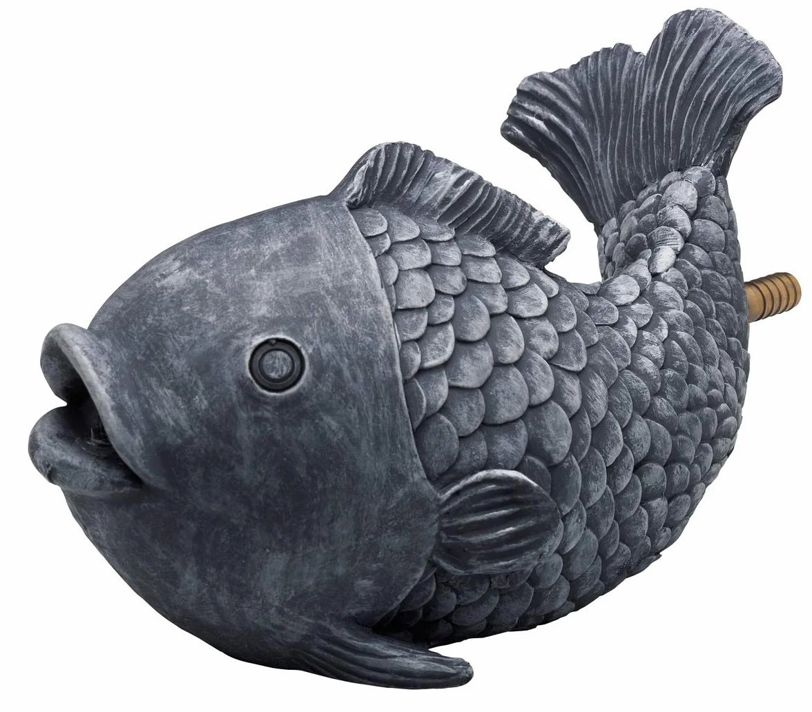 Oase Fisch Gargouille Gris