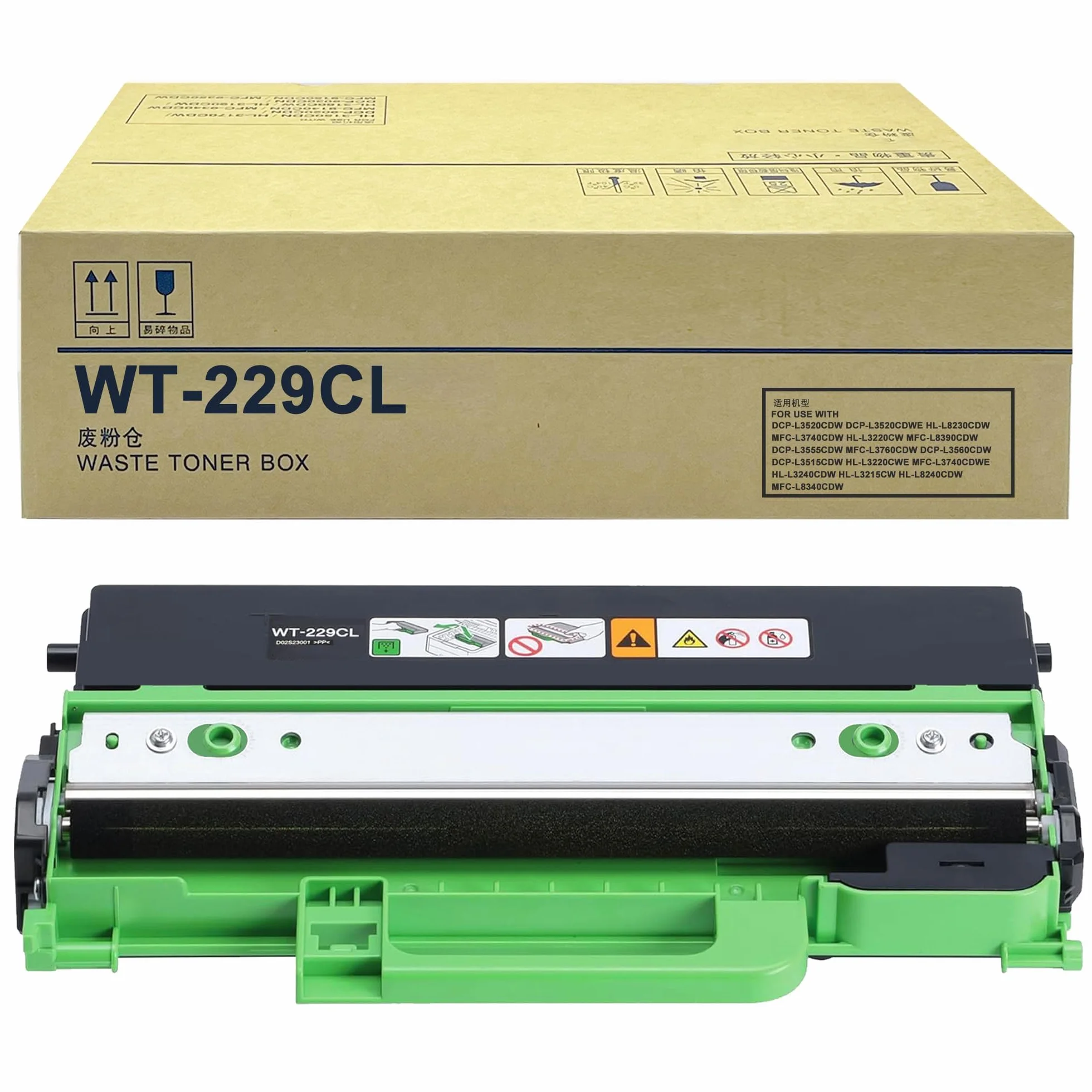 WT-229CL Bac de récupération de Toner Compatible Brother DCP-L3520CDW