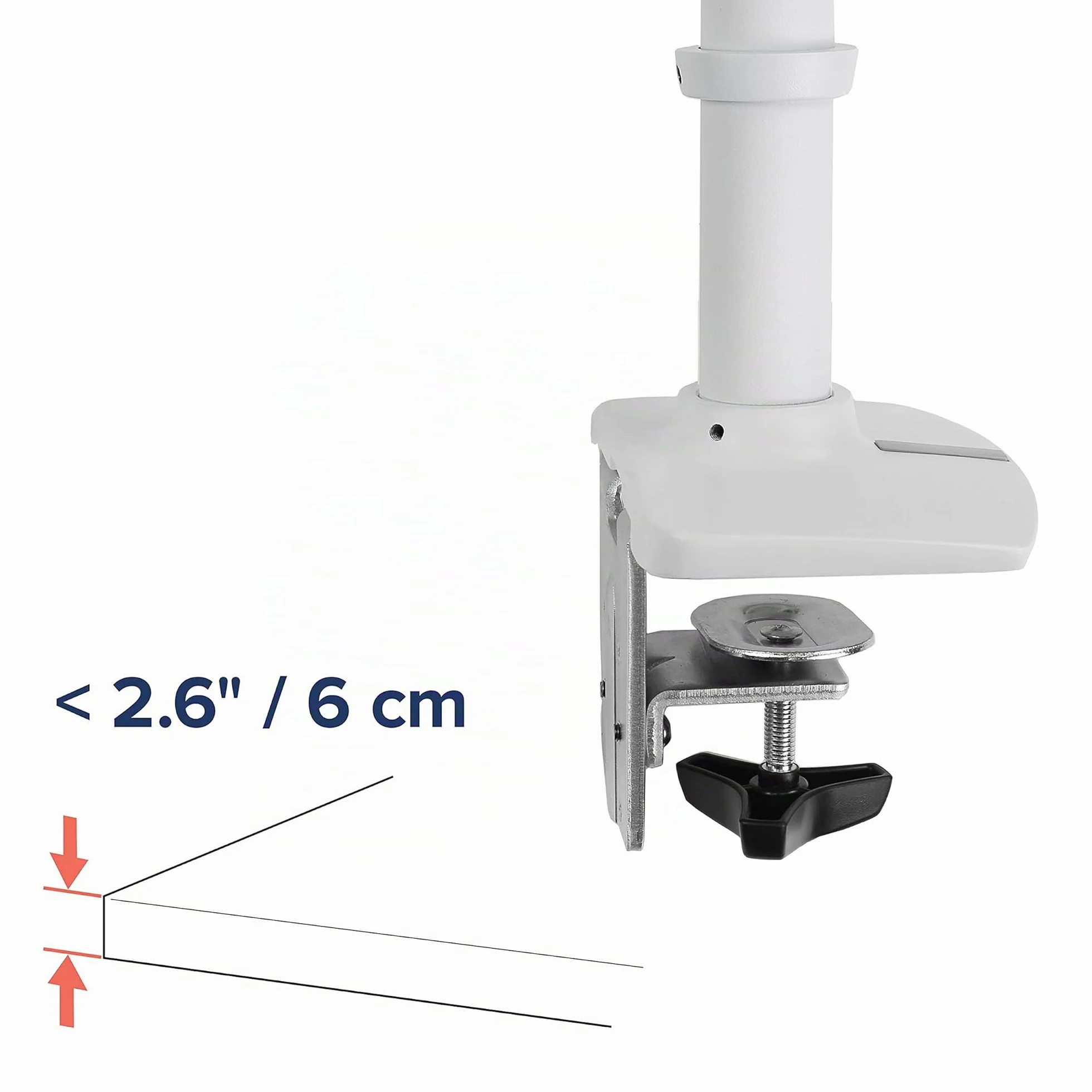 Ergotron Bras LX Premium Support Mono-écran 34 Pouces VESA 75x75/100x100 Blanc