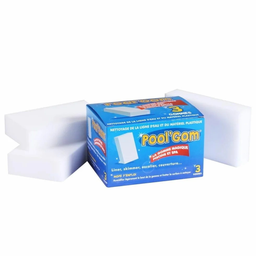 Lot de 9 pièces Gomme spéciale nettoyage ligne d'eau piscine Spa