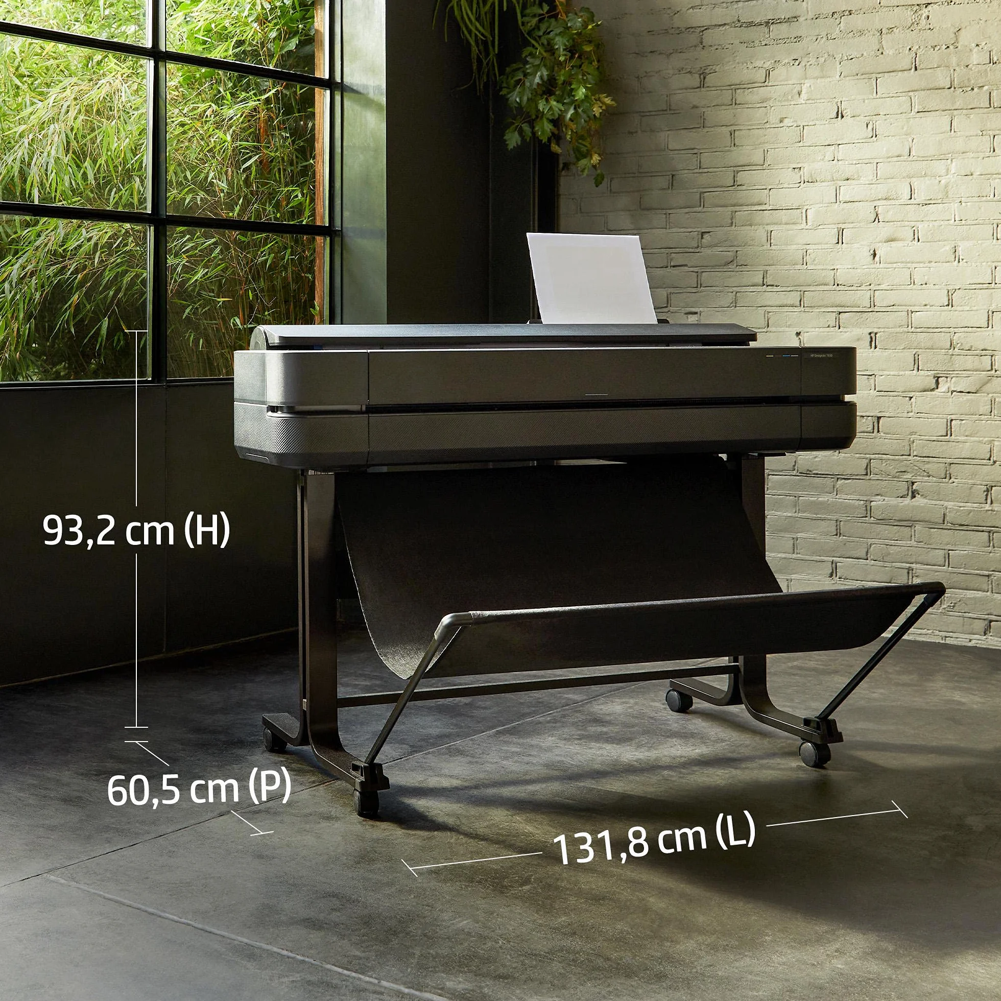 HP DesignJet T630 36 Pouces A0 Imprimante Grand Format, Wi-Fi, Ethernet, USB 2.0, Noir