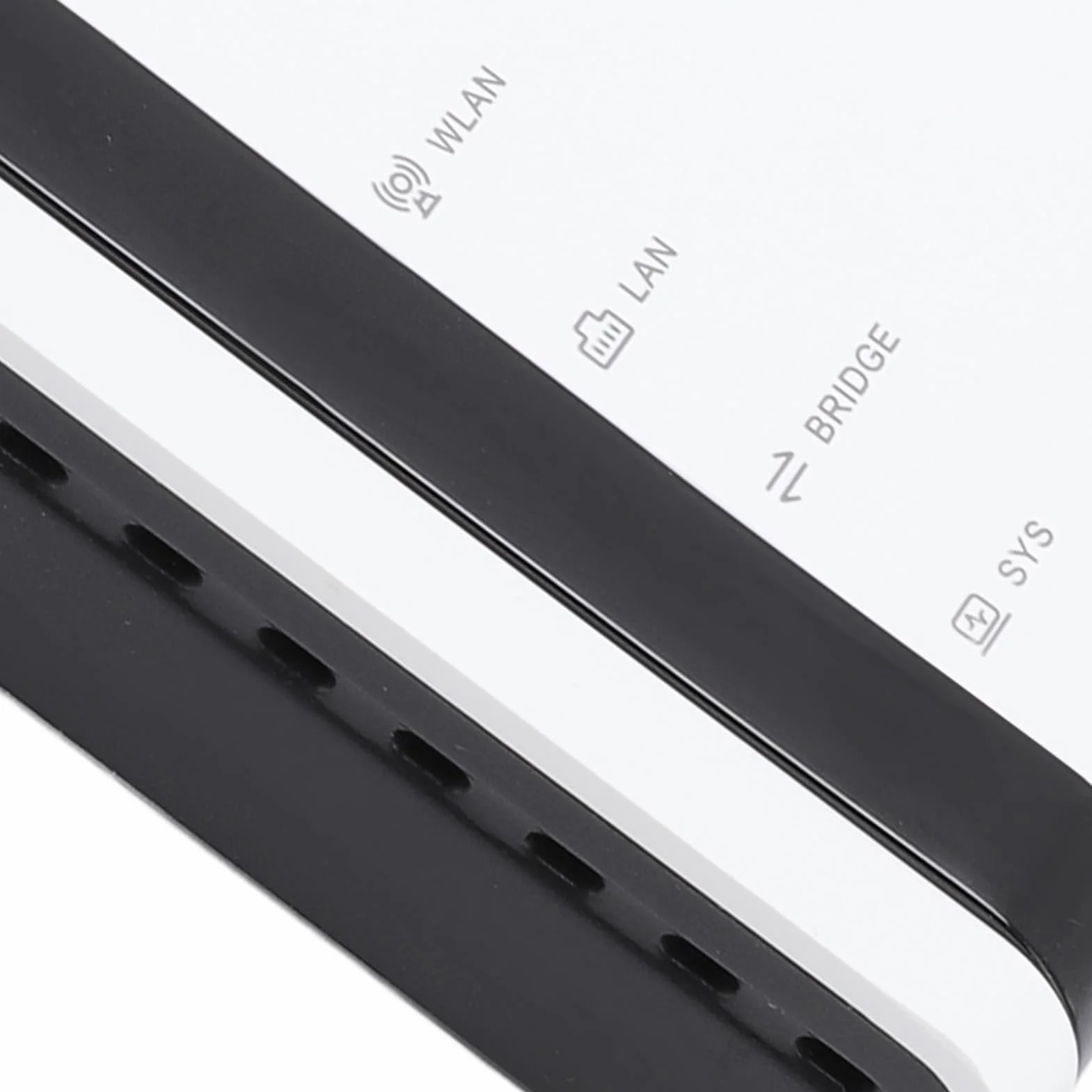 Prift Serveur d'impression USB 2.0 10/100 Mbps LAN sans fil 2.4G Prise en charge 4 imprimantes Mac conforme (Prise UE)