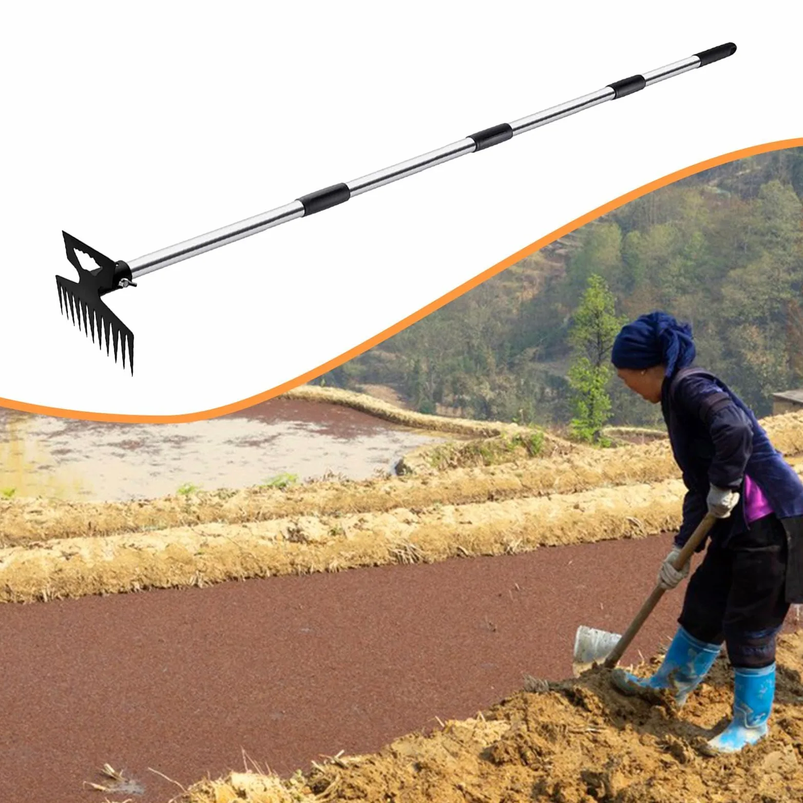 Outil 2 en 1 pour Arracher Les Mauvaises Herbes et, Idéal pour Le Jardinage, L'aménagement Paysager et…