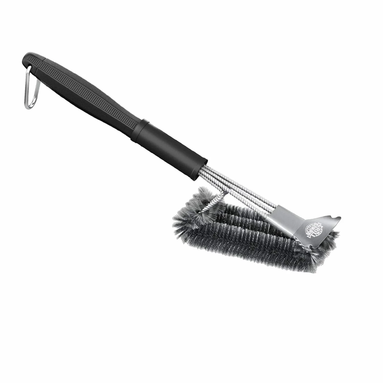 Brosse de Nettoyage pour Grille de Barbecue en Acier Inoxydable – Grattoir sans Poils pour Weber Gaz et Charbon de Bois