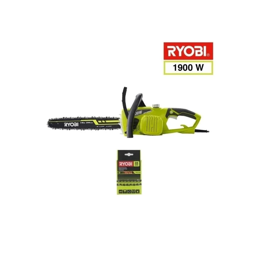 Tronçonneuse électrique RYOBI - RCS1935B2C - 1900W - 2 chaines 35 cm RAC248