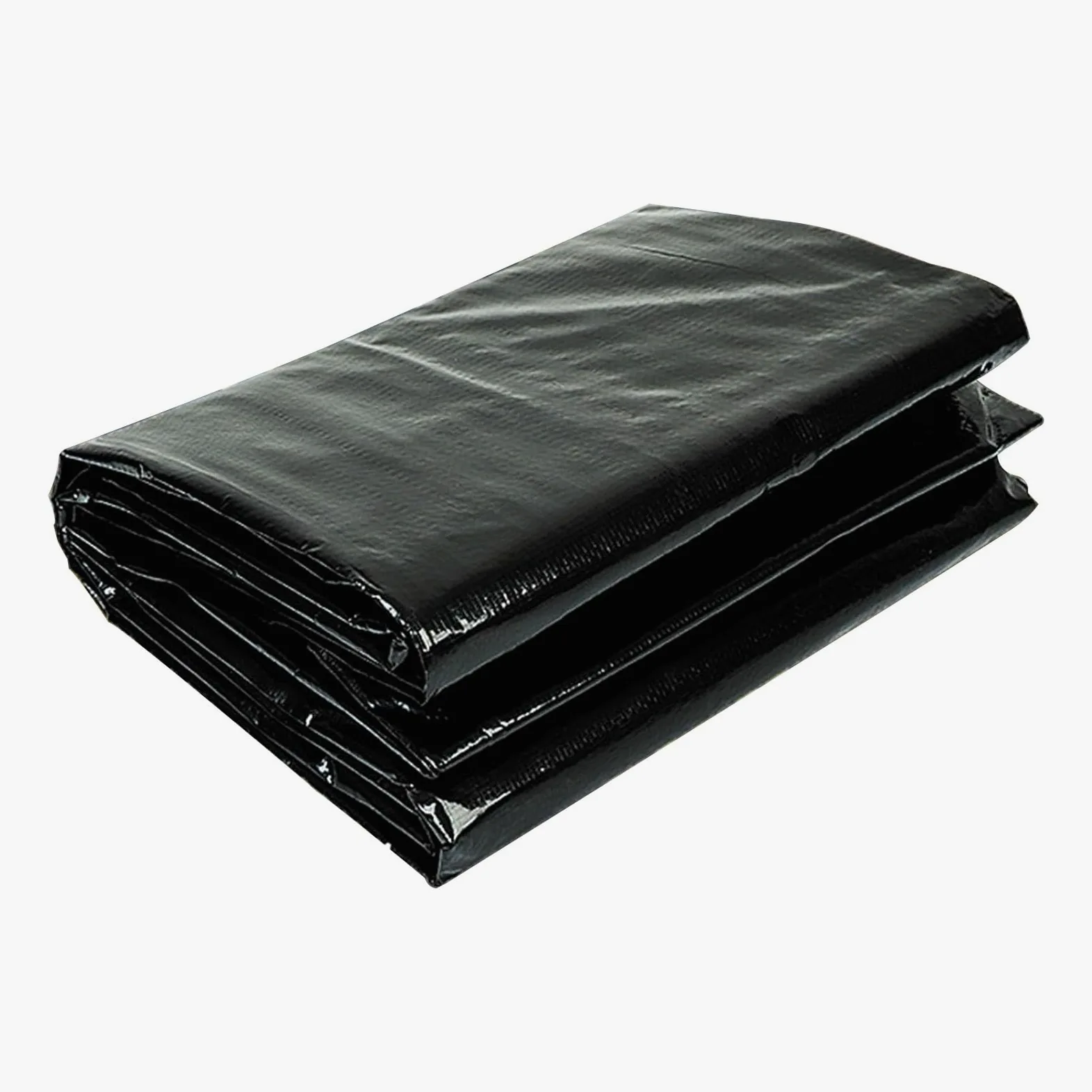 Revêtement de bassin flexible pour extérieur, sous-couche robuste pour bassin de jardin, bassins à poissons, doublure préformée - Noir/polyéthylène haute densité
