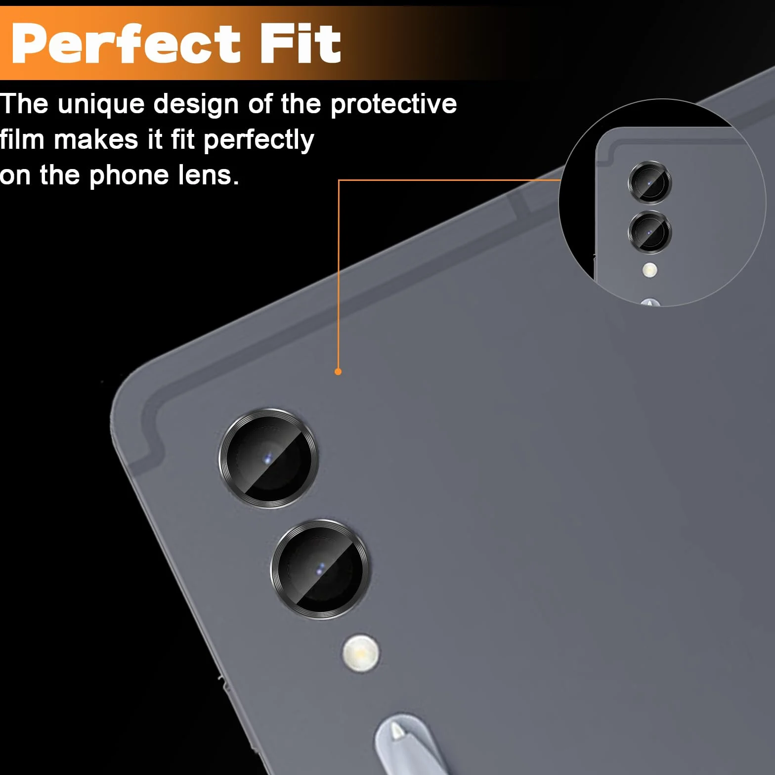Locofun Samsung Galaxy Tab S9 Plus S9 FE Plus S10+ S10 Ultra S9 Ultra S10 FE Plus Caméra Arrière Protecteur Dureté 9H Verre Trempé