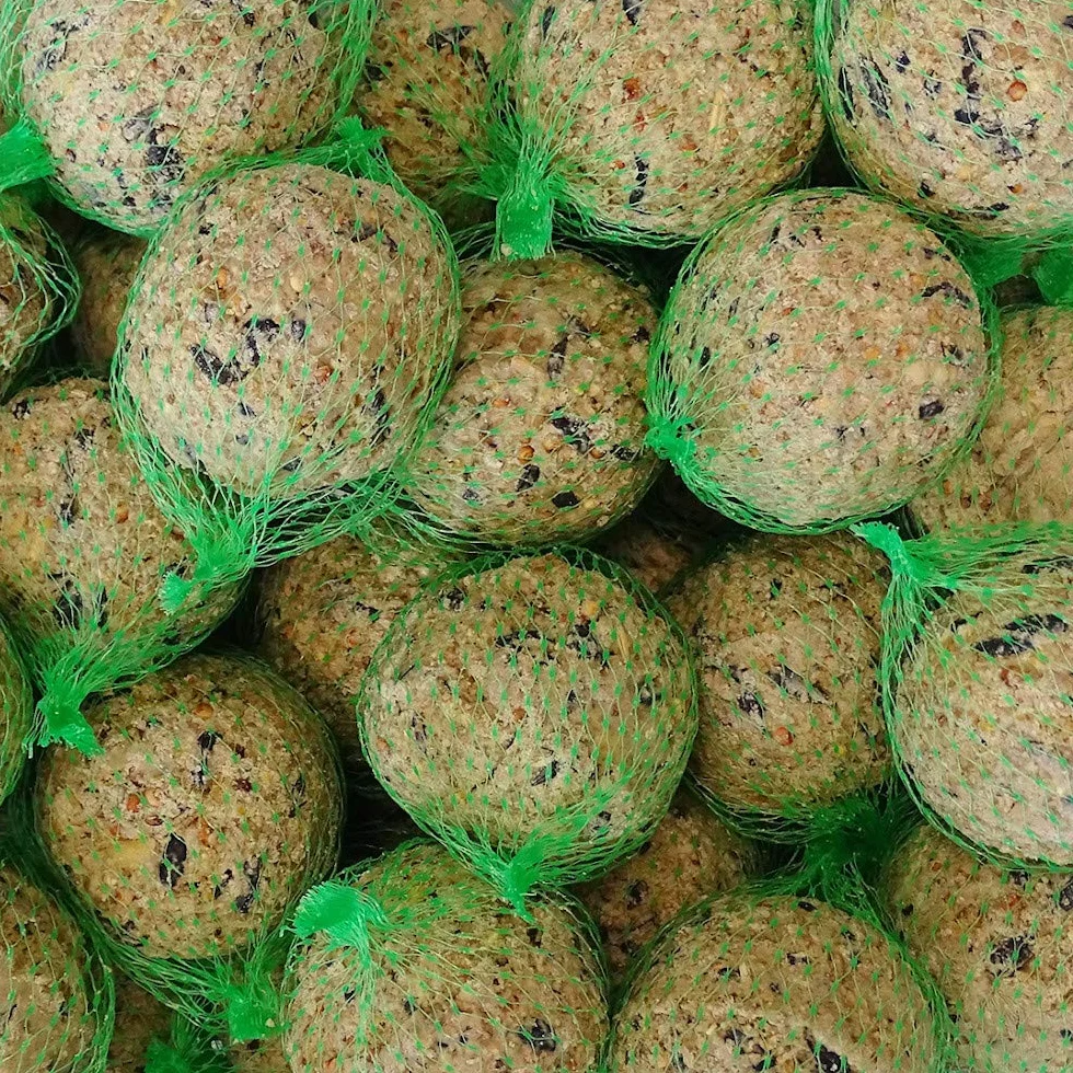 Boules de graisse pour oiseaux sauvages 200 x 90 g avec filet