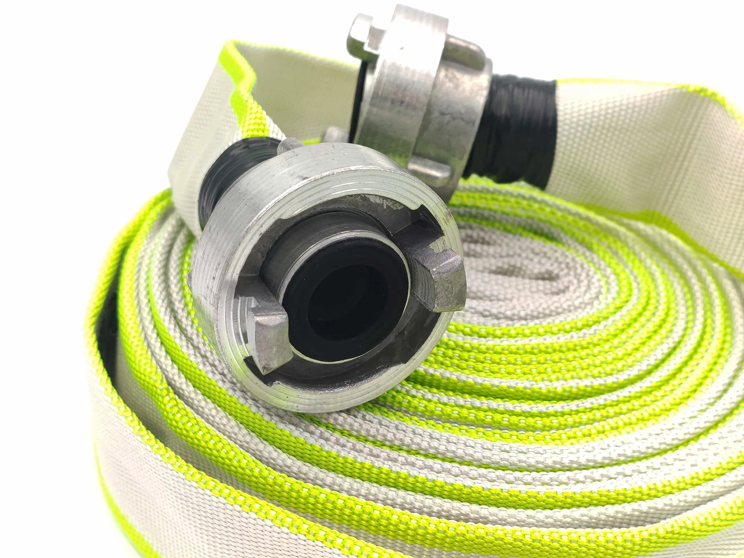 25 mm Ø - 1 pouce | D-25-30 mètres tuyau industriel, de pompiers, de construction, plat-, Tuyau avec raccord Storz