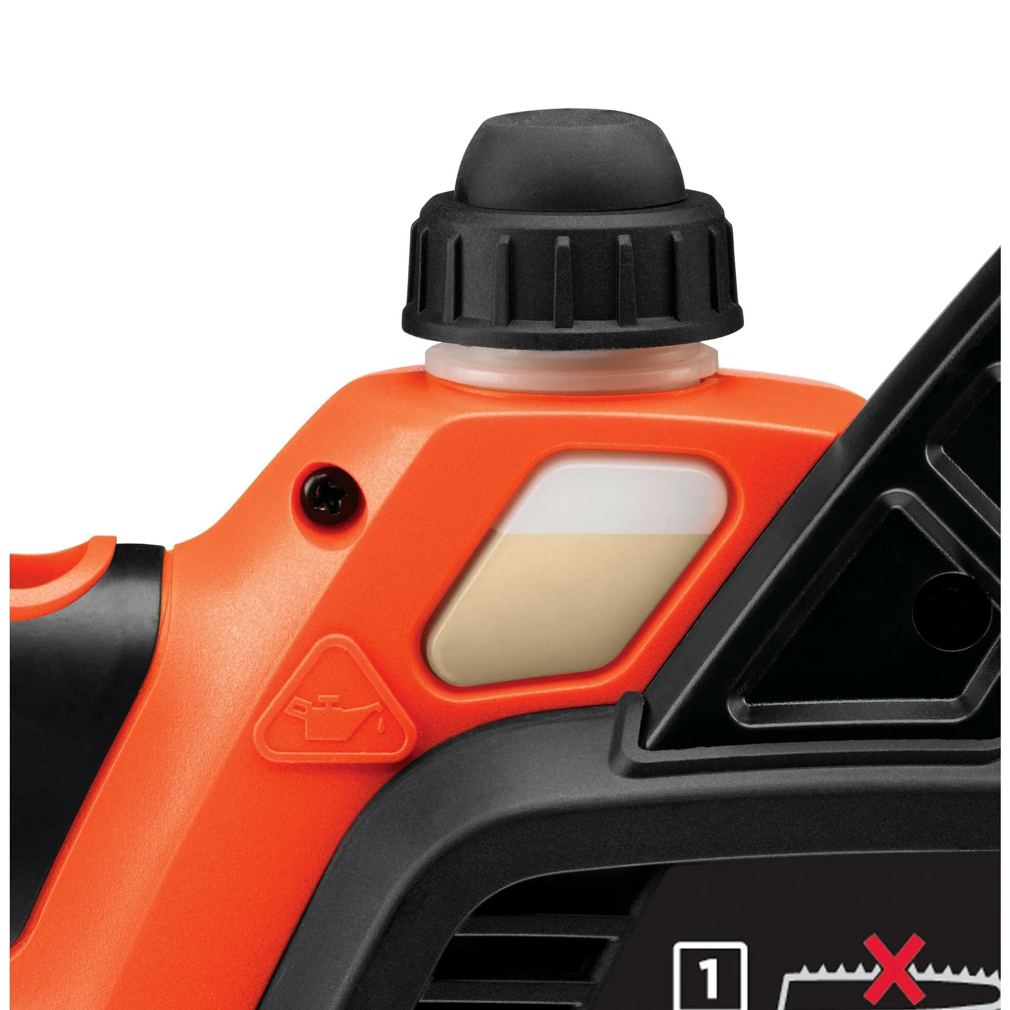 BLACK+DECKER Tronçonneuse Sans Fil 18V, Tronçonneuse Electrique 25 cm avec Réservoir 55 ml, Lubrification Semi-Automatique, Tendeur de Chaine Sans Outil, Sans Batterie, Ni Chargeur, GKC1825LB-XJ