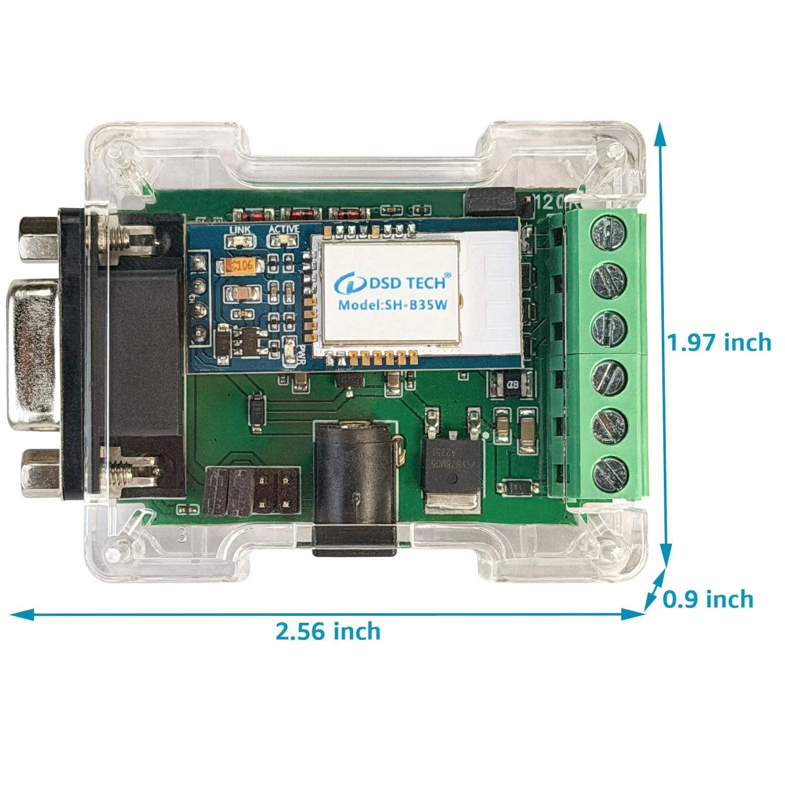 DSD TECH SH-B35W Adaptateur WiFi vers RS485 RS232 DTU