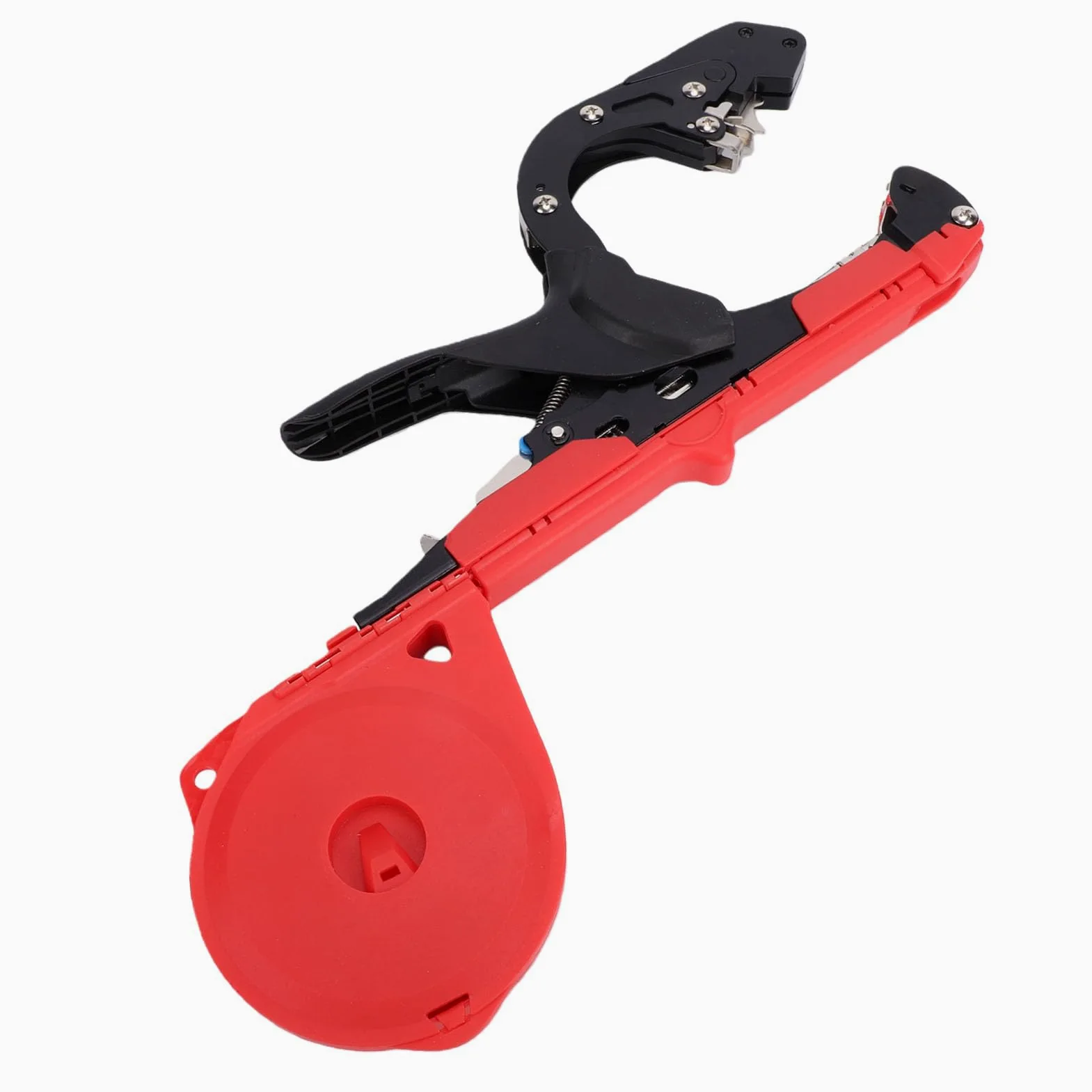 Outil de Ligature pour Tomates et Plantes Ruban de Jardin en Acier Renforc Poign e Ergonomique et D vidage Fluide Gain de Temps et d Effort 10 Rouleaux et Rouge