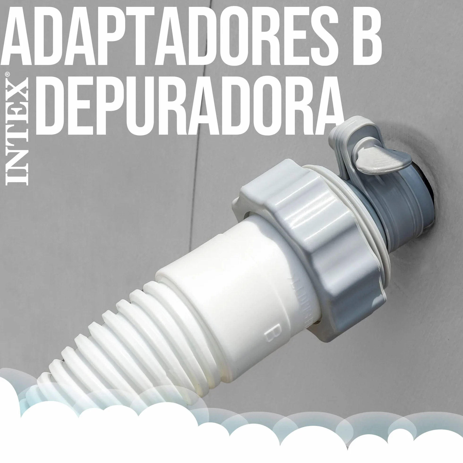 Intex Lot de 2 adaptateurs 32-38mm